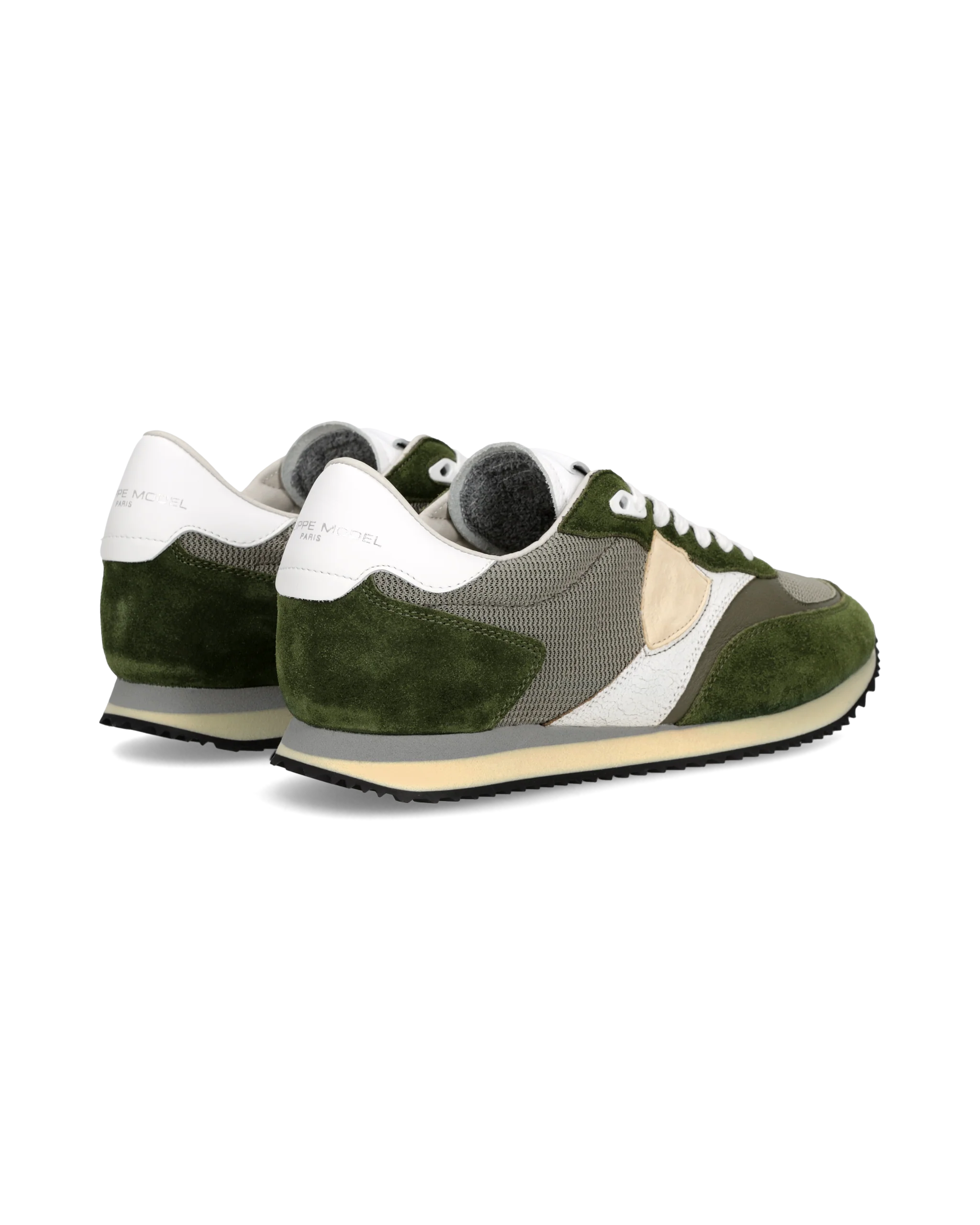 Sneakers Blville Men, Military Green White - Image 3