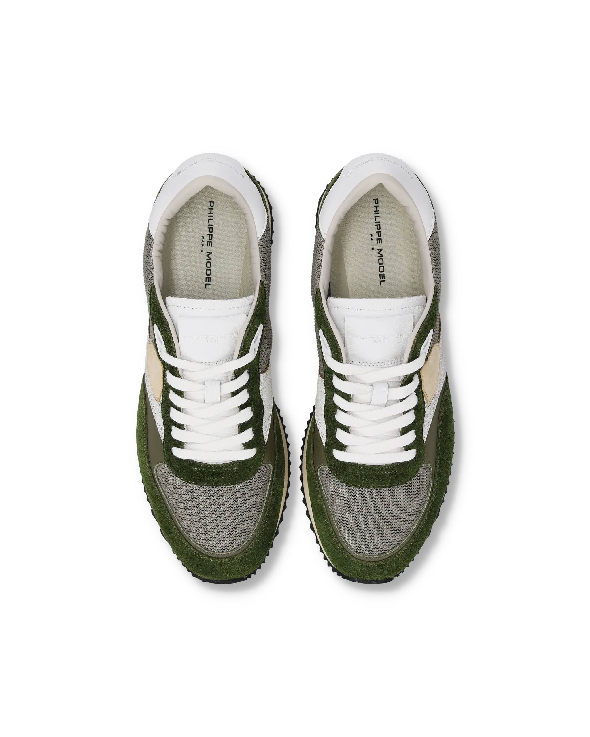 Sneakers Blville Men, Military Green White - Image 4