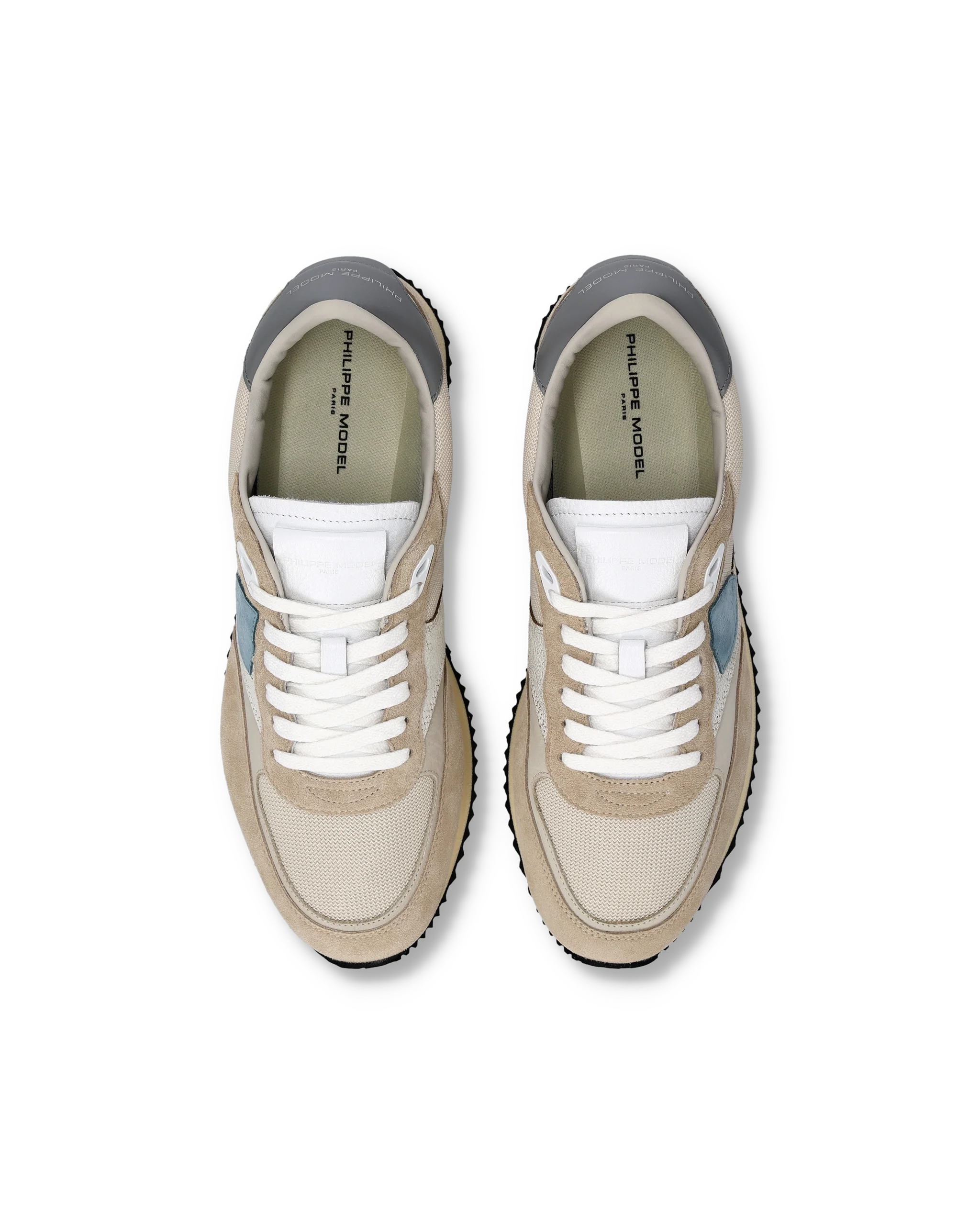 Sneakers Blville Men, Sand Light Blue - Image 4