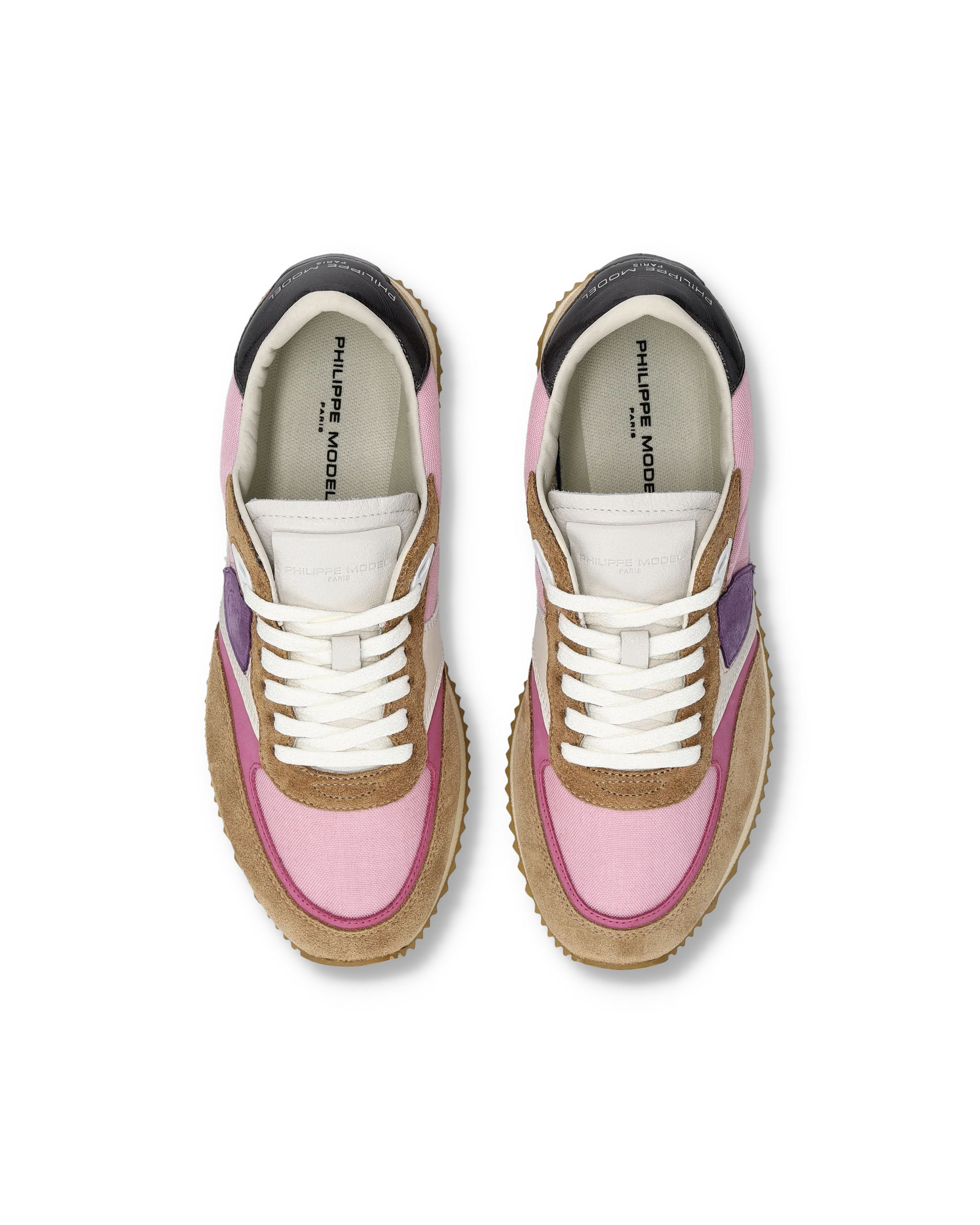 Sneakers Blville Women, Fuchsia Beige Pink - Image 4