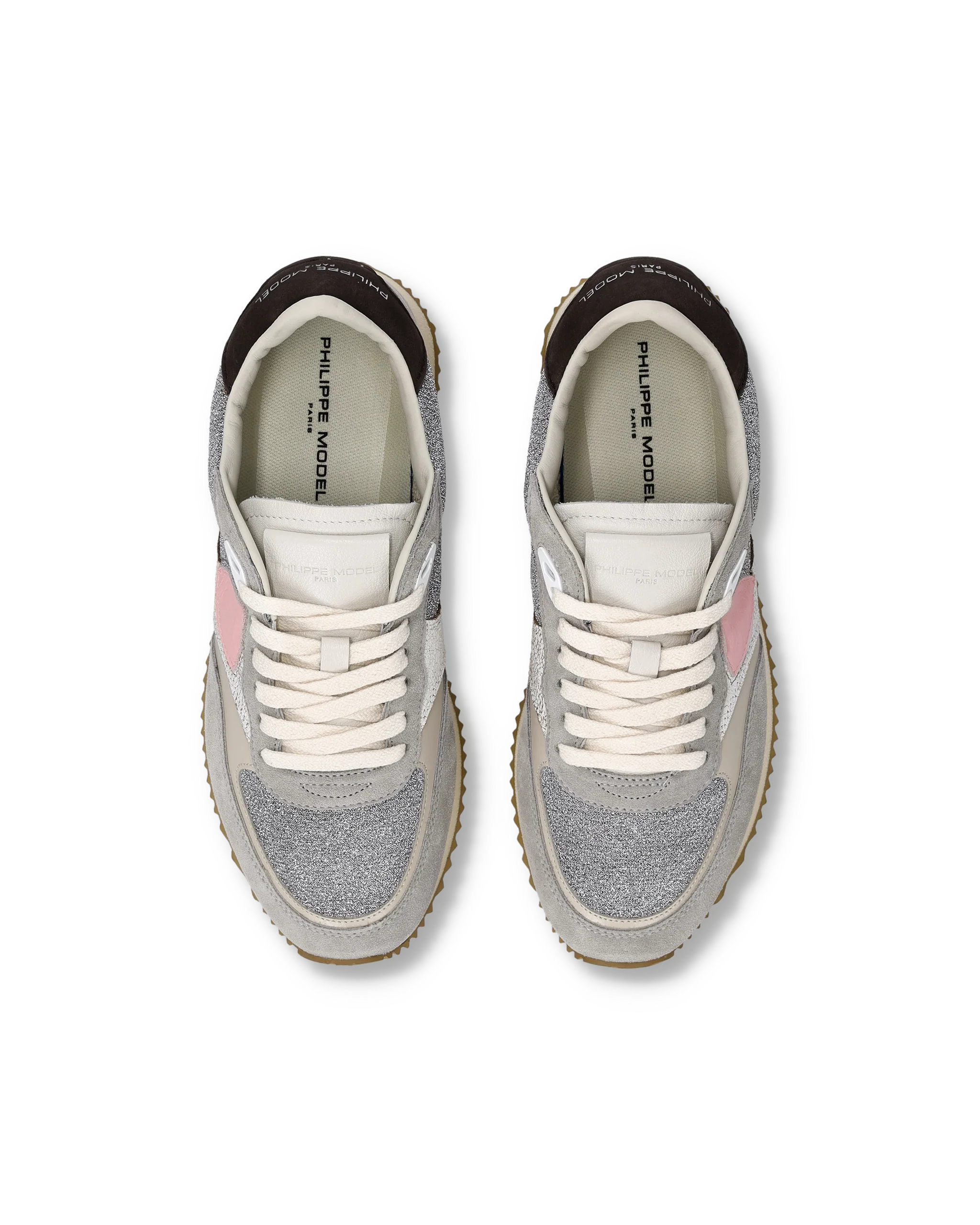 Sneakers Blville Women, Silver Grey - Image 4