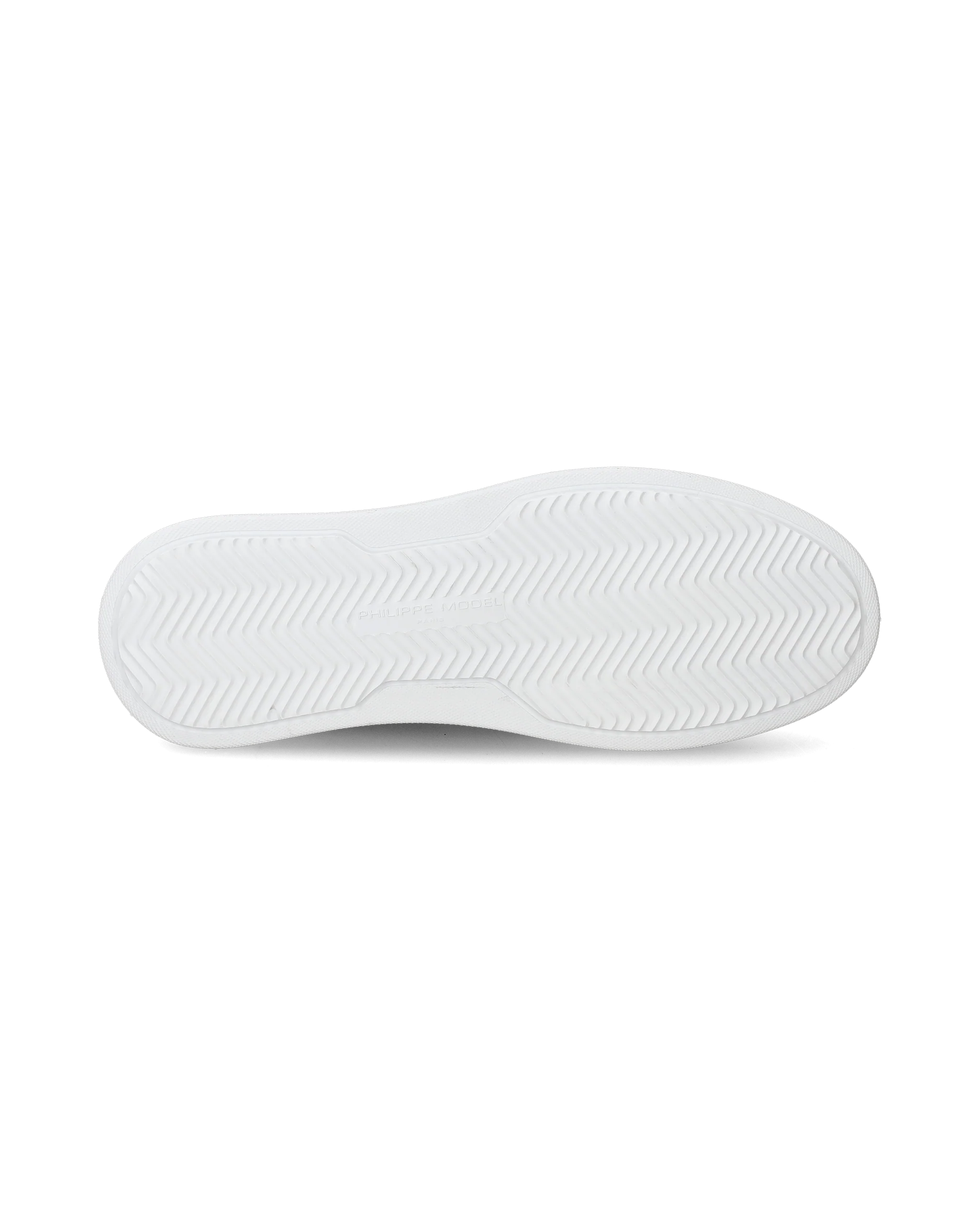 Men's Temple Low-Top Sneakers in Leather, Black White - Image 5