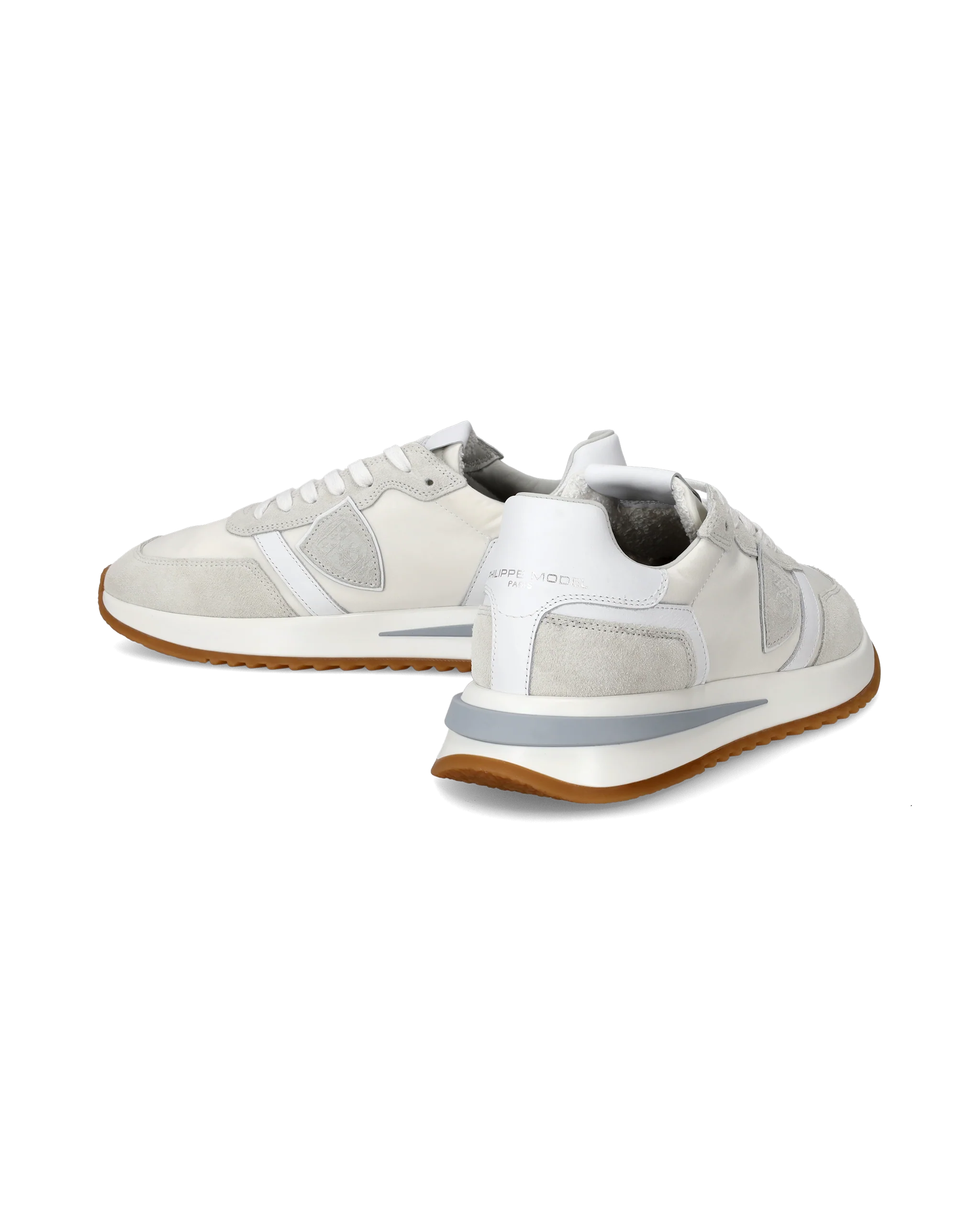 Men's Tropez 2.1 Low-Top Sneakers in Nylon And Leather, White - Image 6