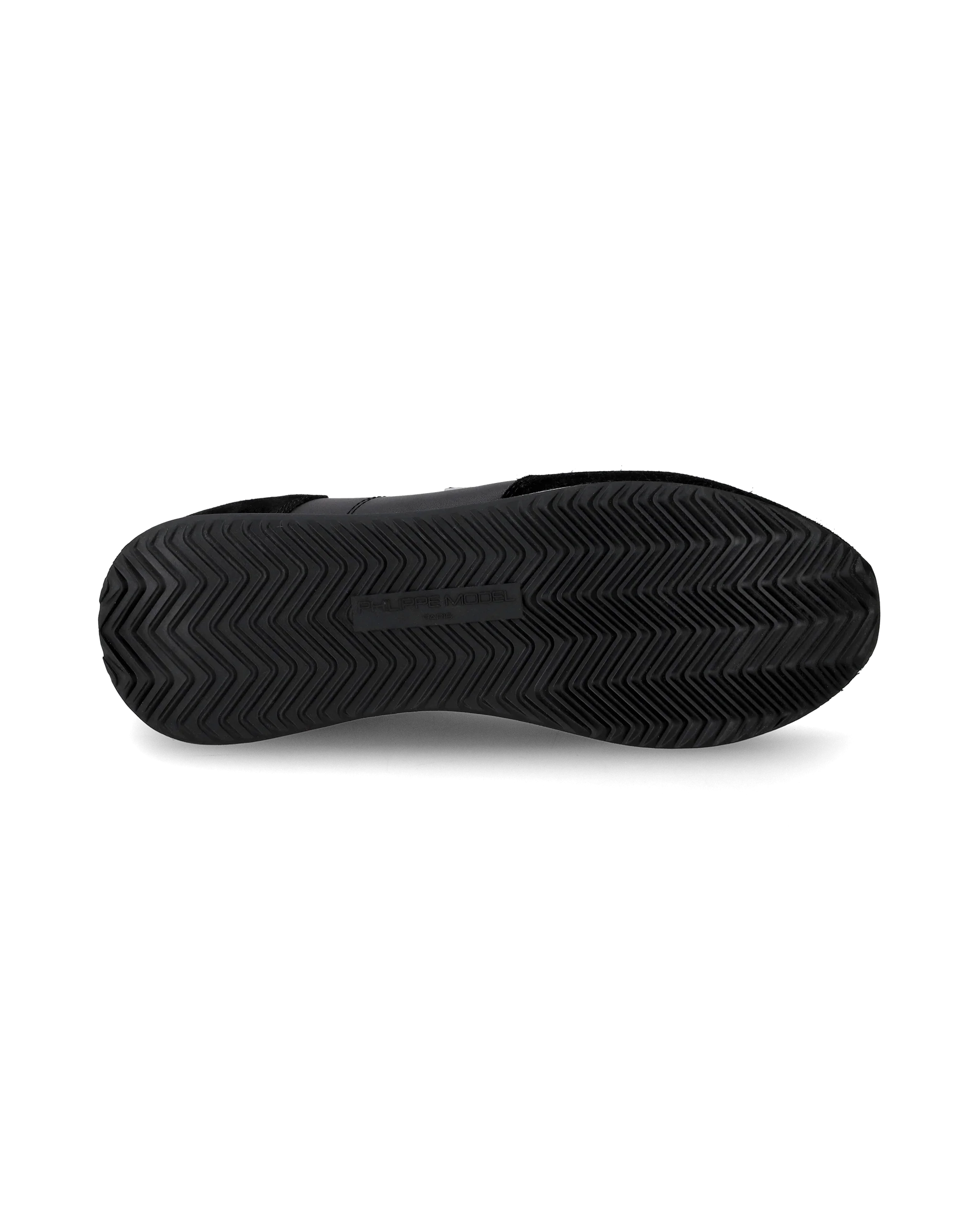 Men's Casual Trpx Low-Top Sneakers in Leather, Black - Image 5