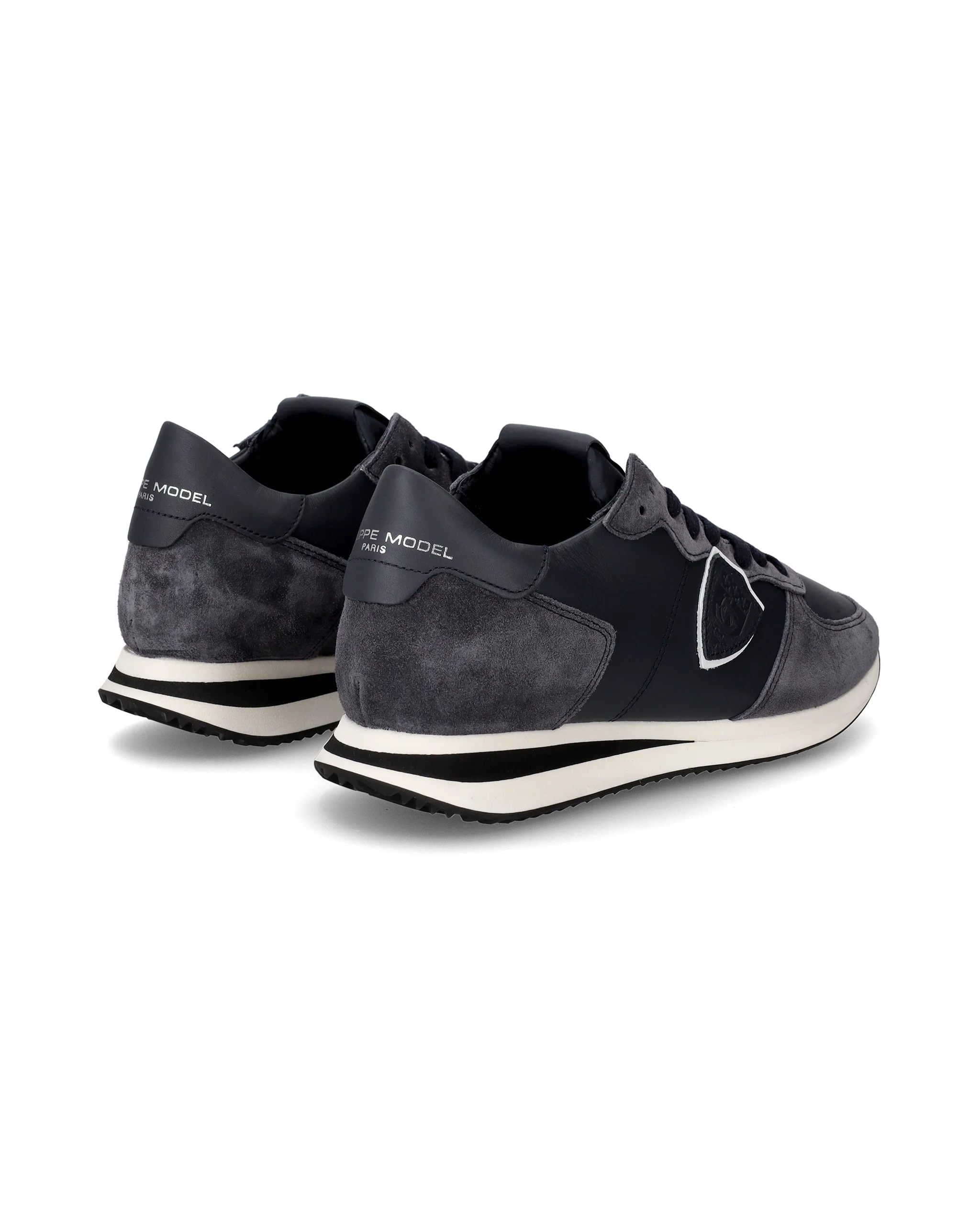 Women's Trpx Low-Top Sneakers in Leather, Blue - Image 3