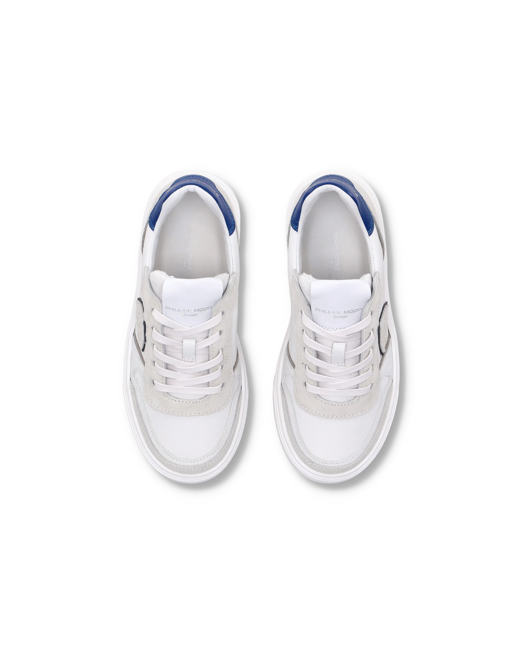 Sneakers Nice Tennis Junior, White Blue - Image 4