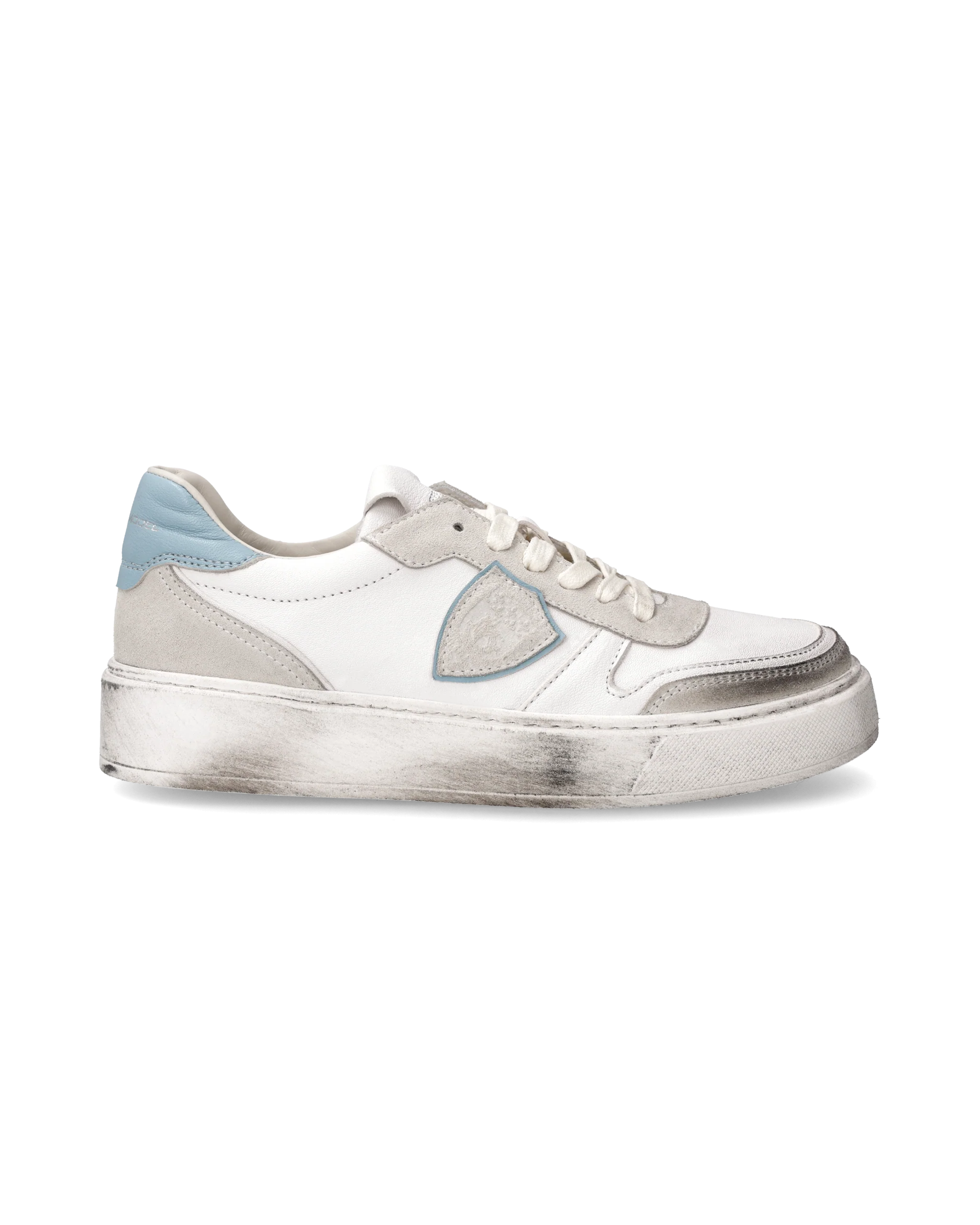 Sneakers Nice Tennis Junior, White Turquoise
