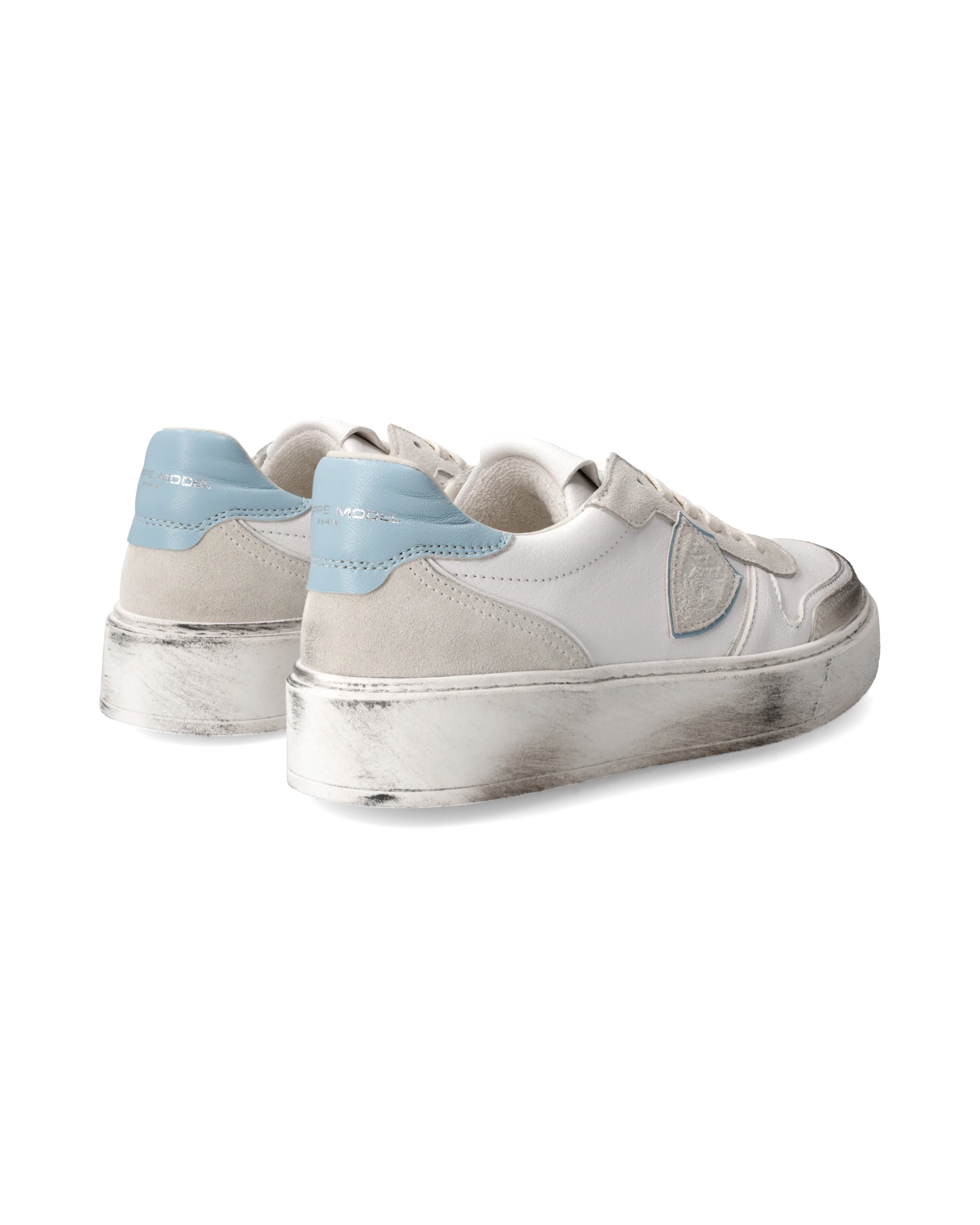 Sneakers Nice Tennis Junior, White Turquoise - Image 3