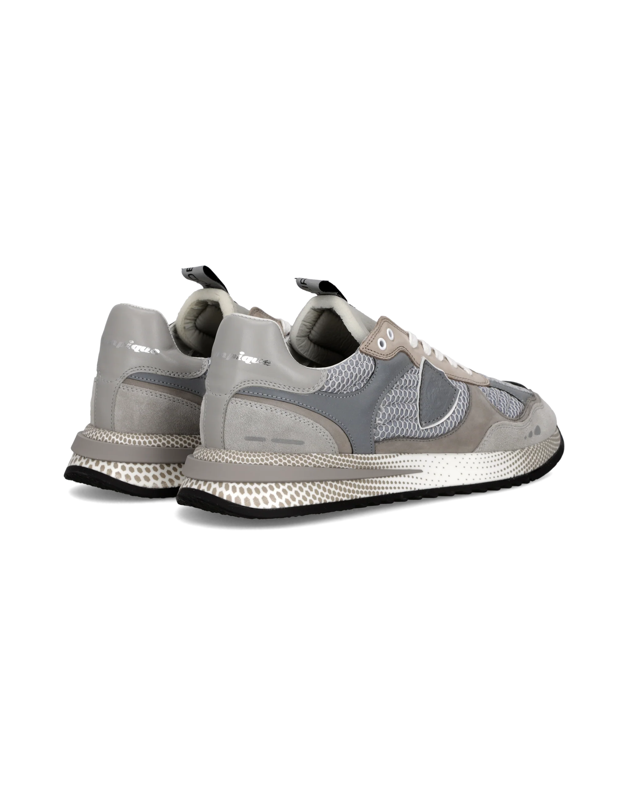 Sneakers Olympique Running Men, Grey Beige - Image 3
