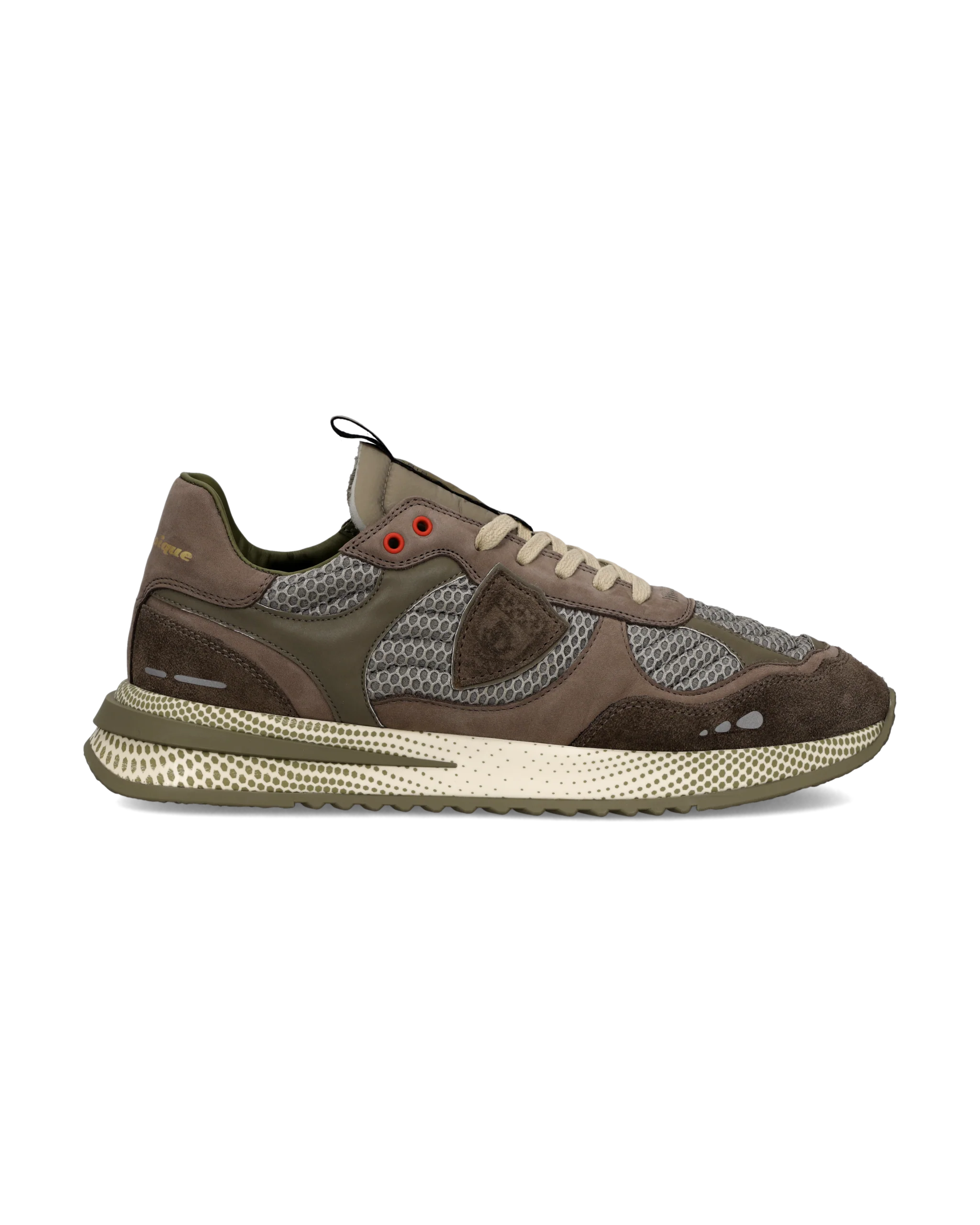 Sneakers Olympique Running Men, Mud Military Green