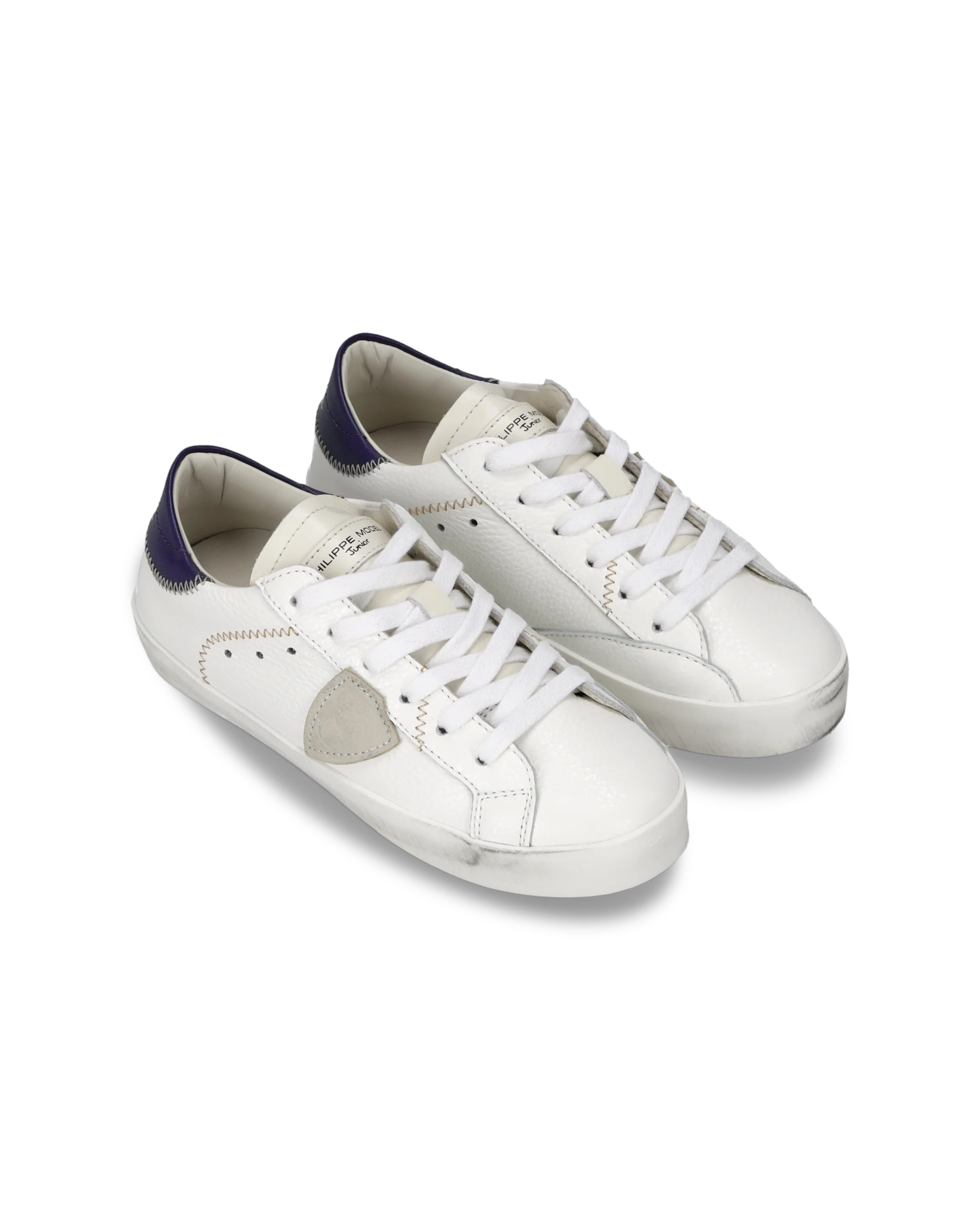 Sneaker Prsx Kids, White Blue - Image 2