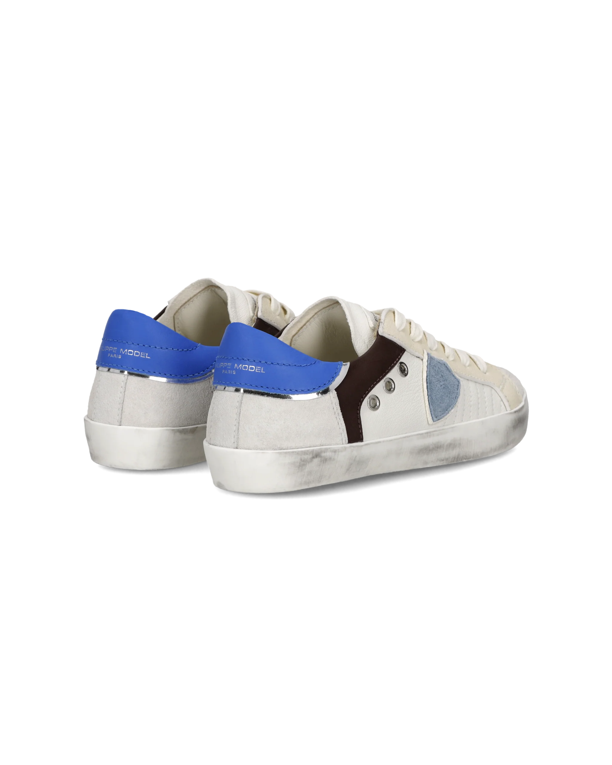 Sneaker Prsx Kids, White Blue Grey - Image 3