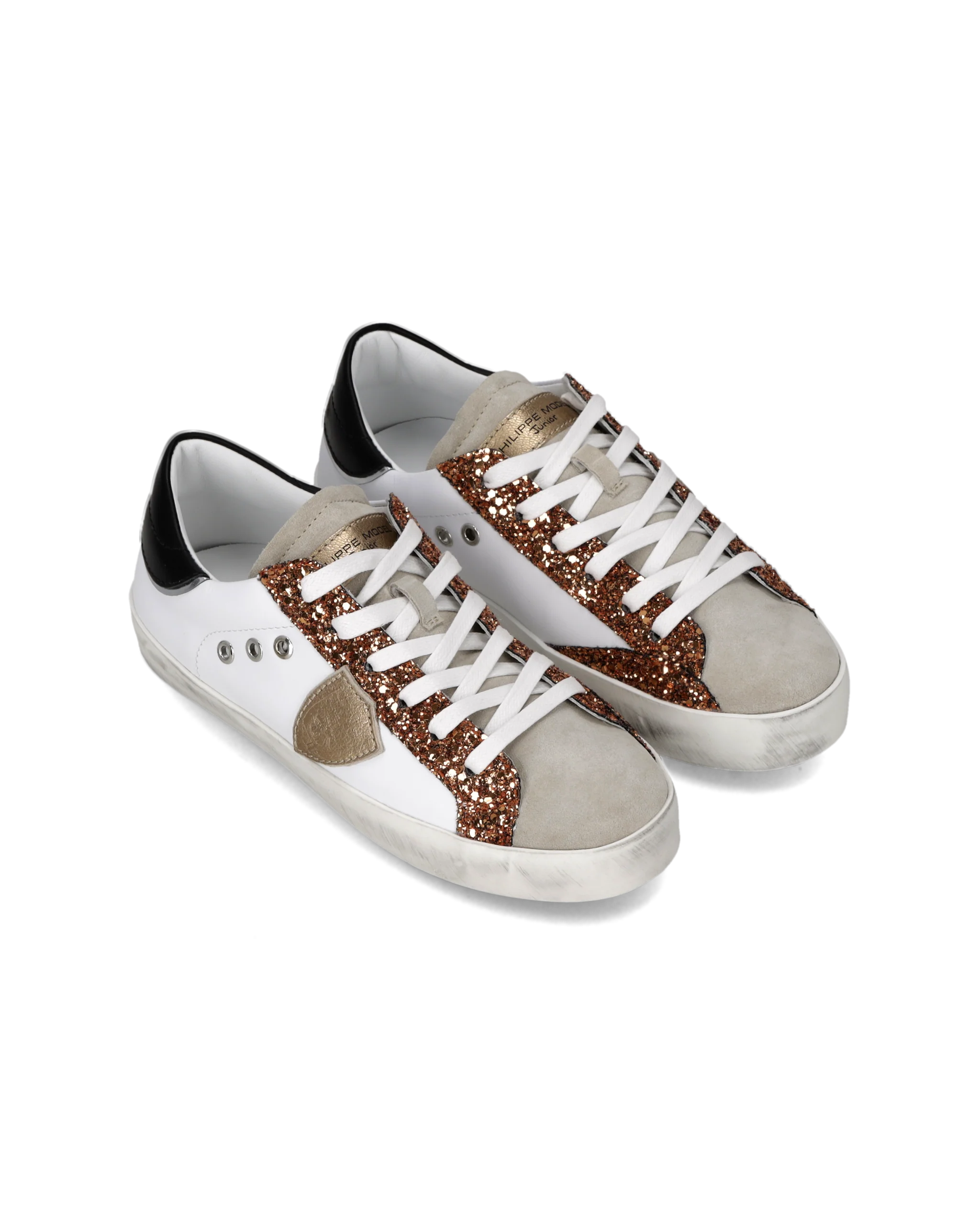 Sneaker Prsx Kids, White Cognac - Image 2