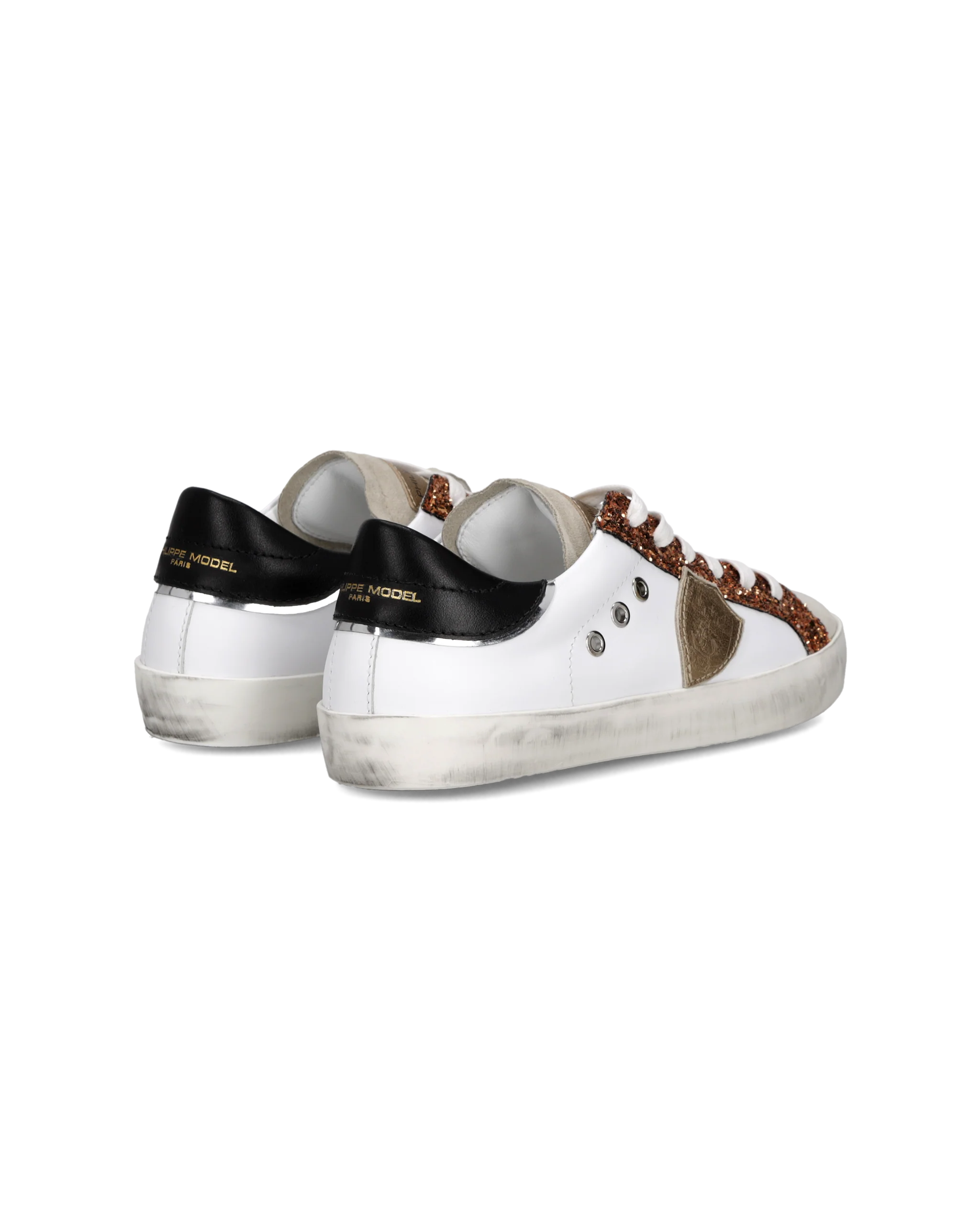 Sneaker Prsx Kids, White Cognac - Image 3
