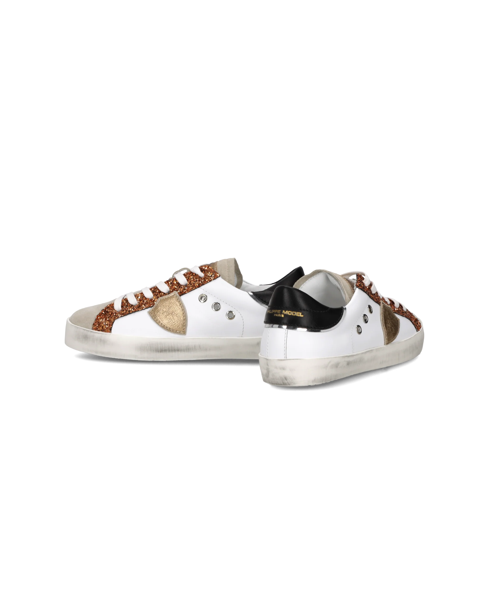 Sneaker Prsx Kids, White Cognac - Image 6