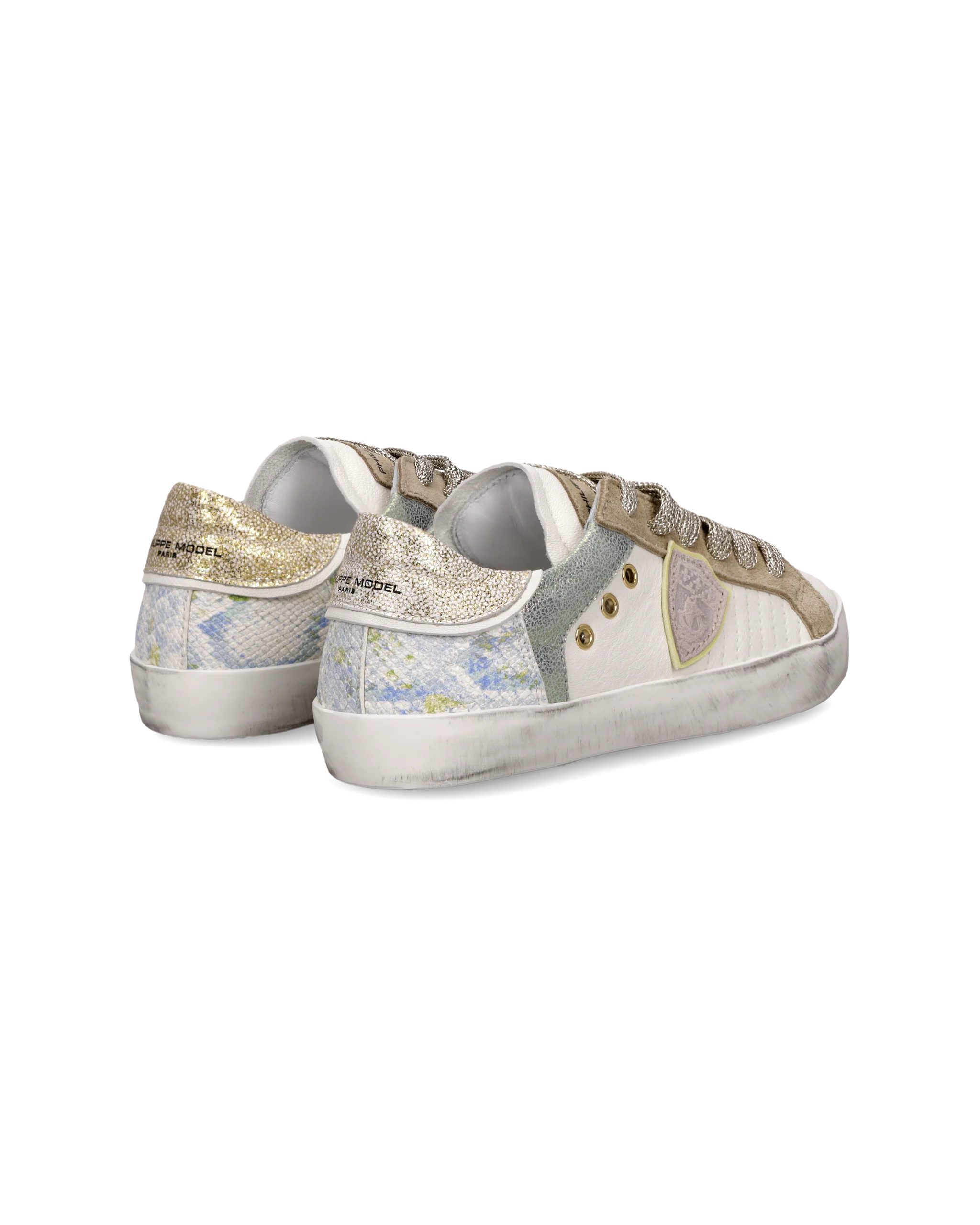 Sneakers Prsx Kids, White Gold - Image 3