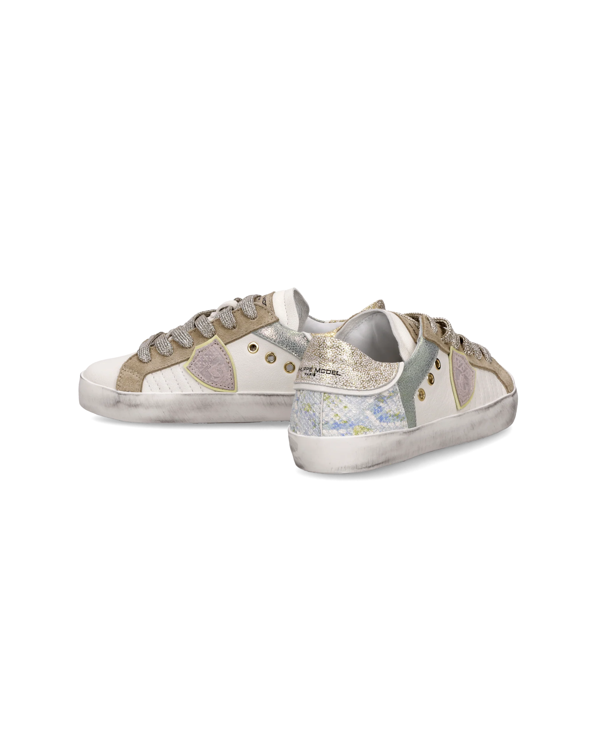 Sneakers Prsx Kids, White Gold - Image 6