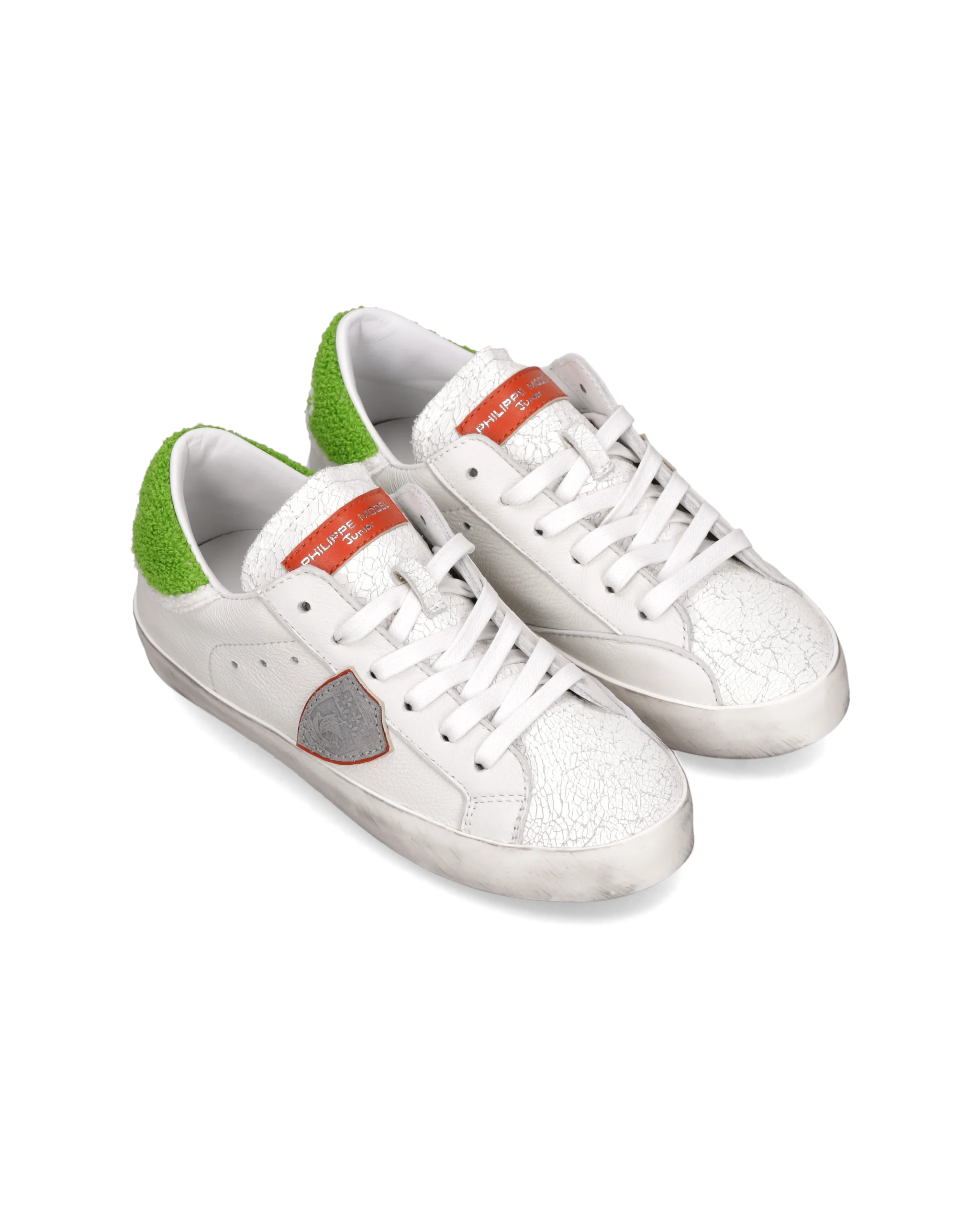 Sneakers Prsx Kids, White Green - Image 2