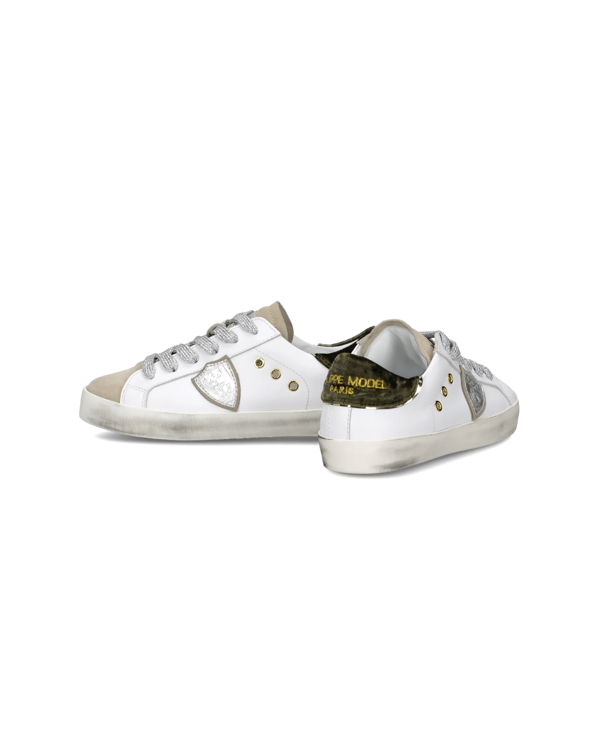 Sneaker Prsx Kids, White Military Green - Image 6