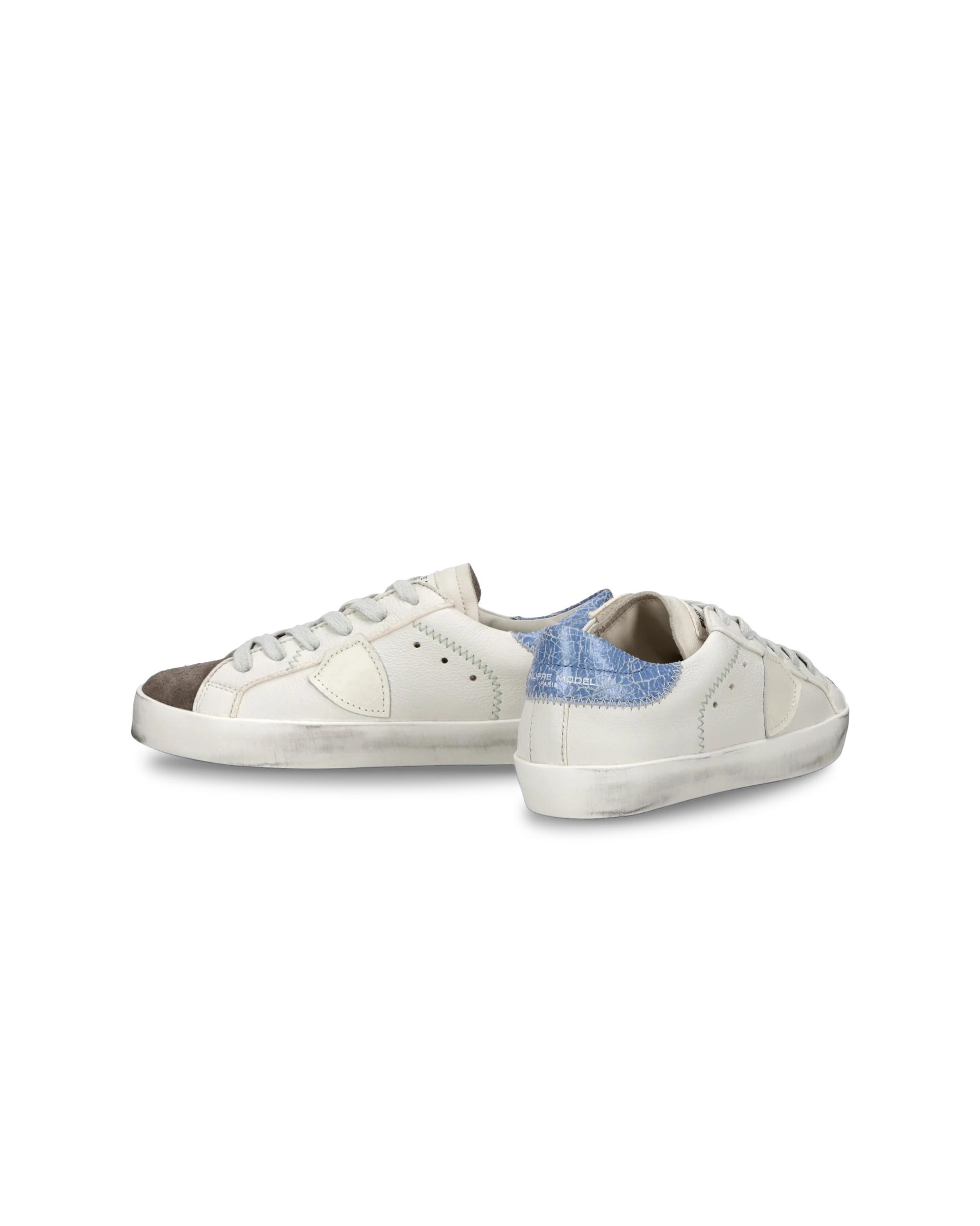 Sneaker Prsx Kids, White Light Blue - Image 6