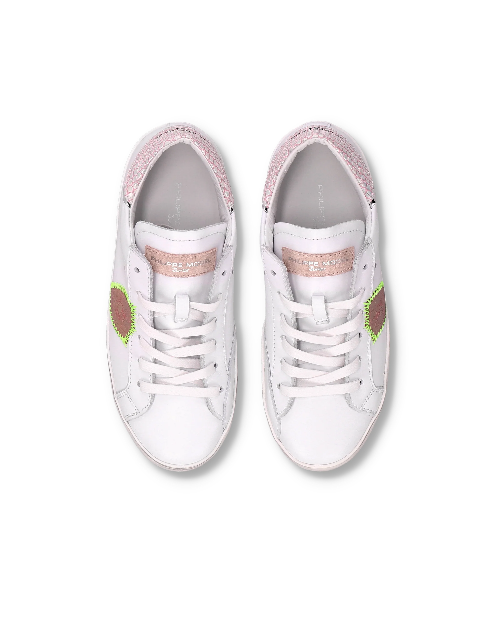 Sneakers Prsx Kids, White Pink - Image 4