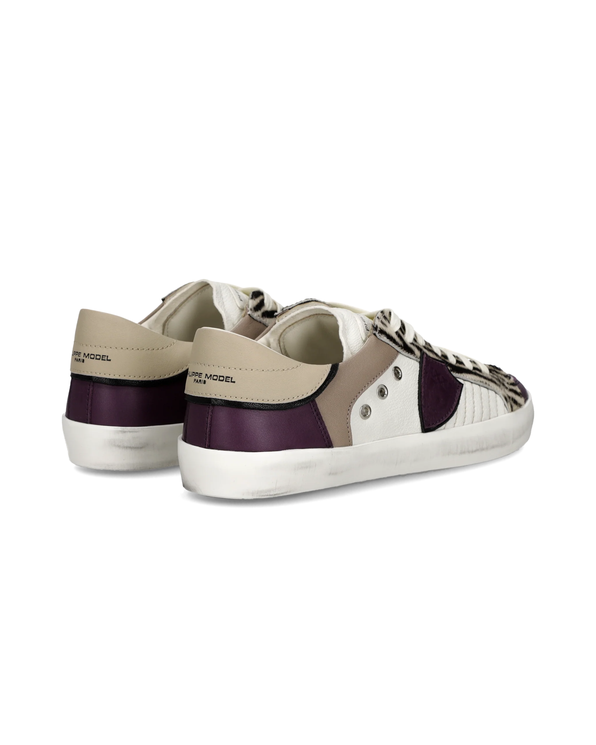 Sneaker Prsx Junior, White Purple - Image 3