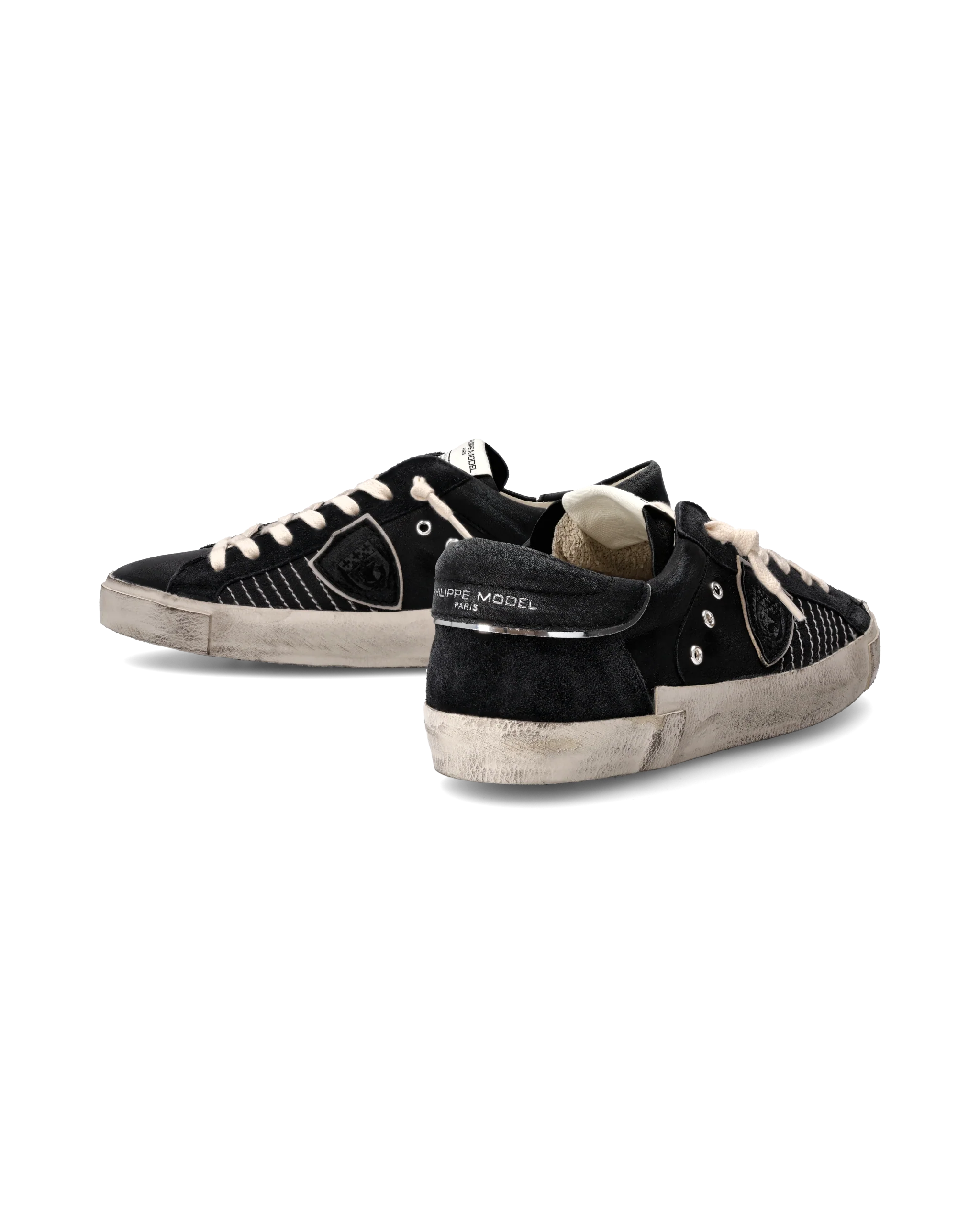 Sneakers Low-Top Prsx Tennis Men, Black - Image 6