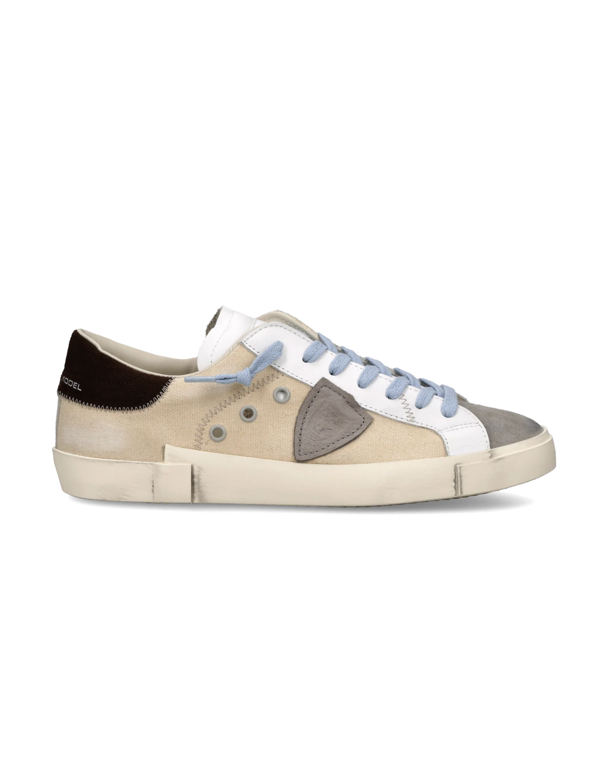 Sneakers Prsx Men, Sand Grey White