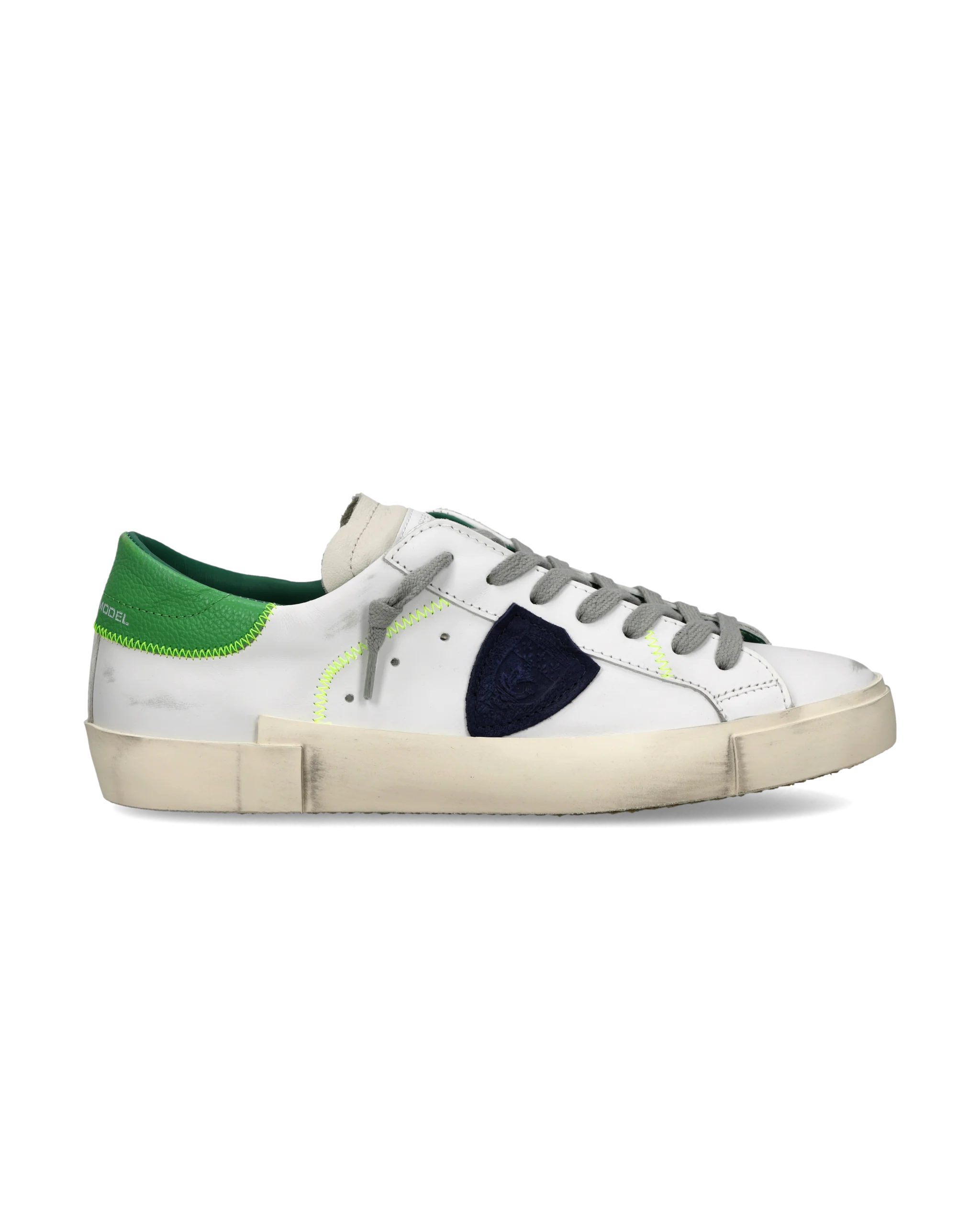 Sneakers Prsx Men, White Green Blue