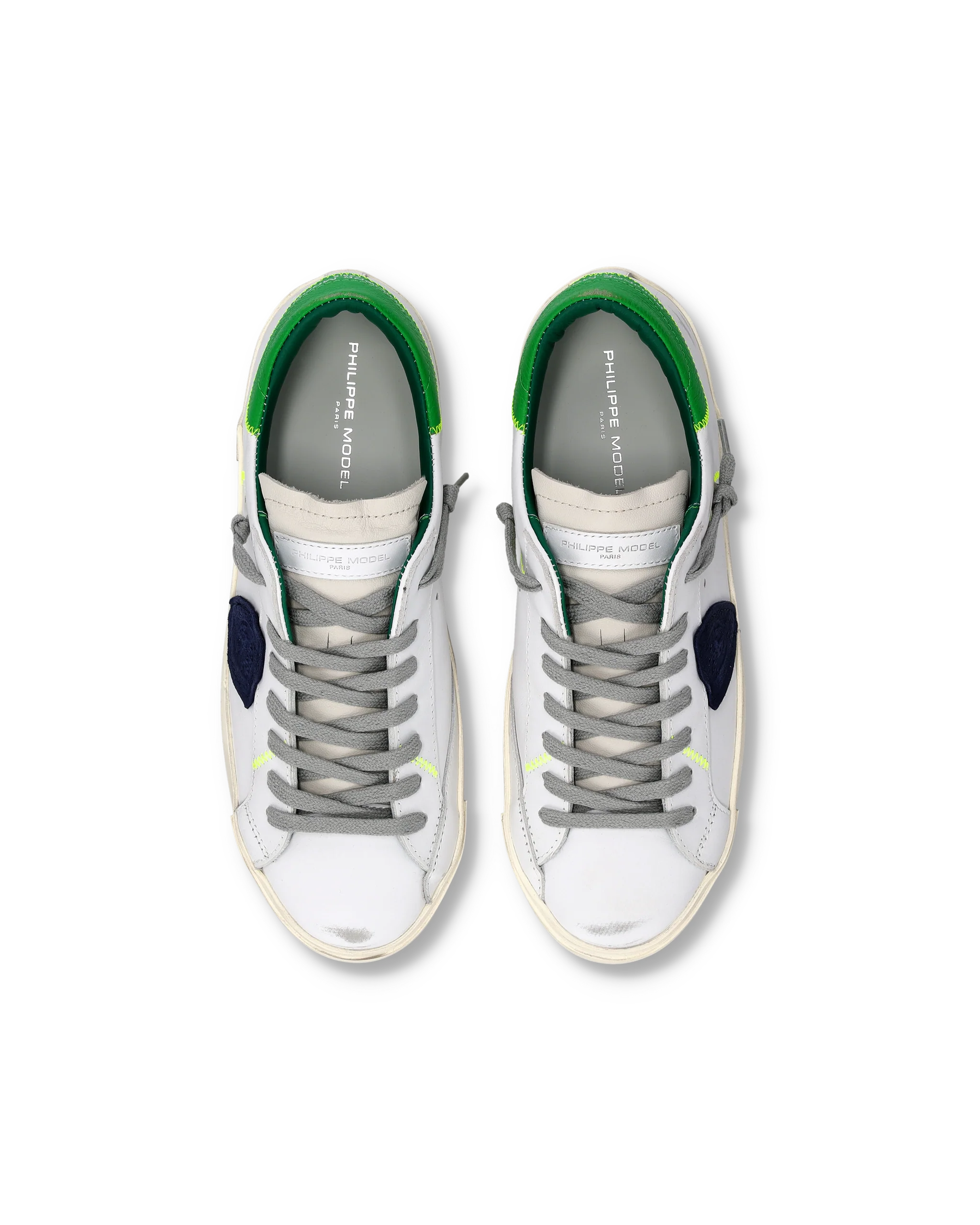 Sneakers Prsx Men, White Green Blue - Image 4
