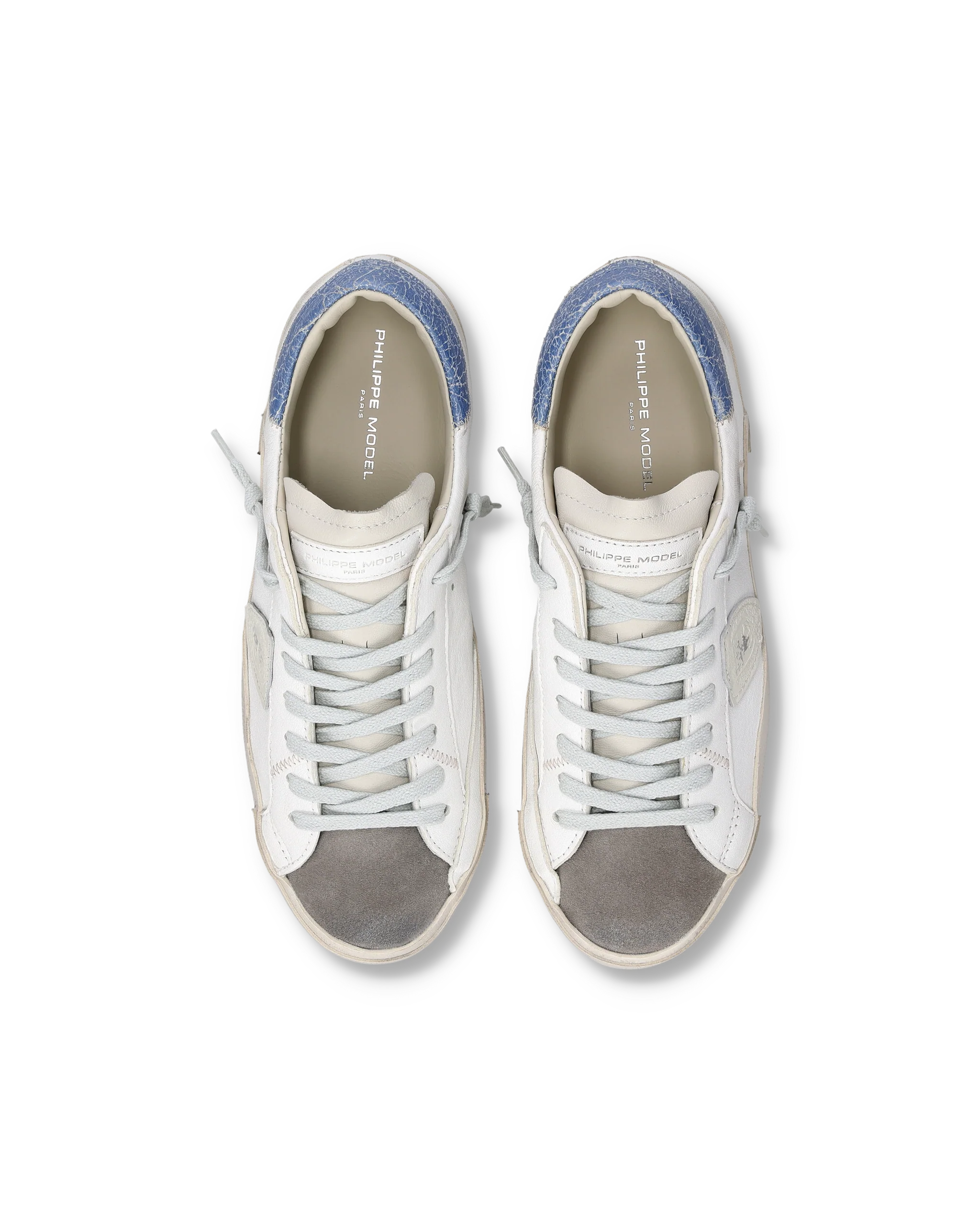 Sneakers Prsx Men, White Light Blue - Image 4