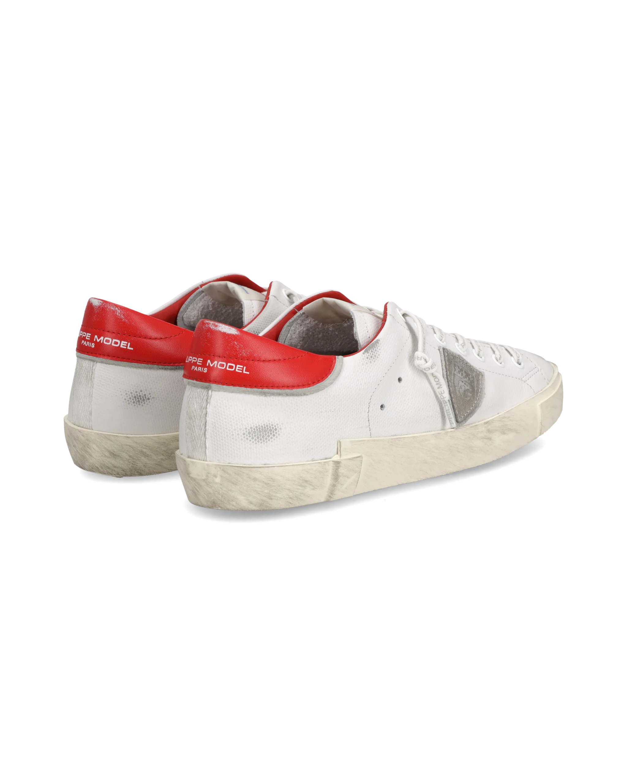 Sneakers Prsx Men, White Red - Image 3