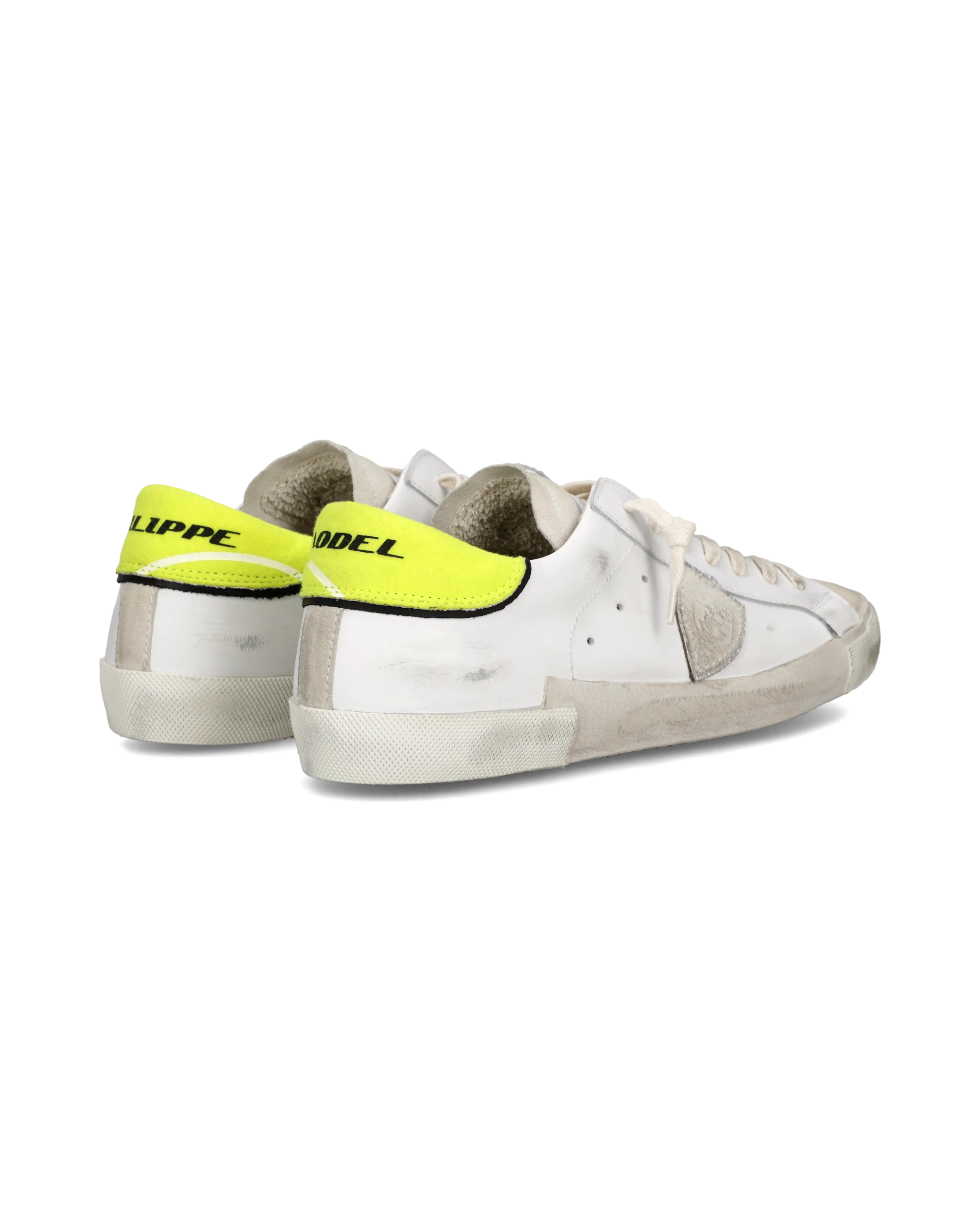 Sneakers Prsx Tennis Men, White Neon Yellow - Image 3