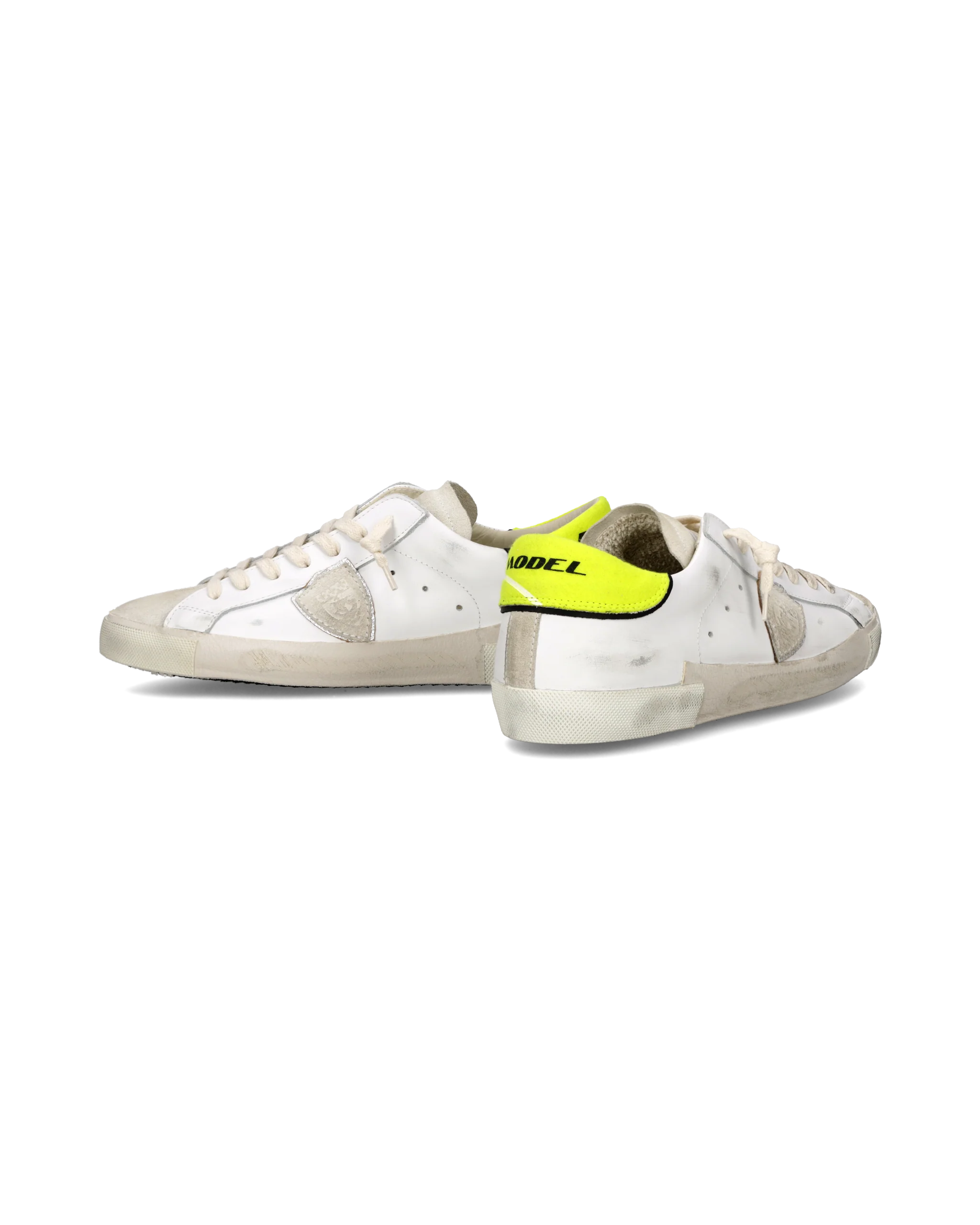 Sneakers Prsx Tennis Men, White Neon Yellow - Image 6