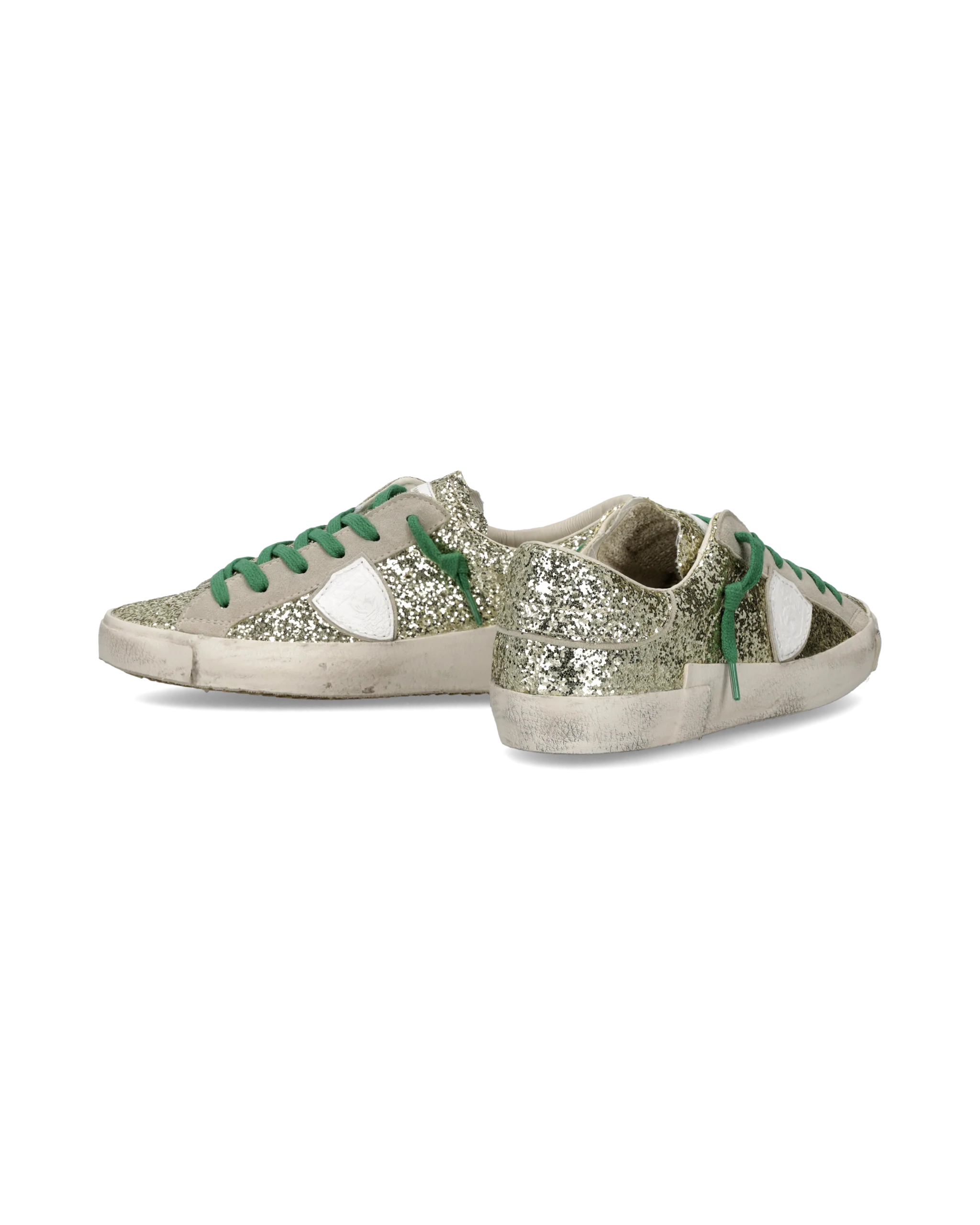 Sneakers Prsx Women with glitter upper, Gold - Image 6