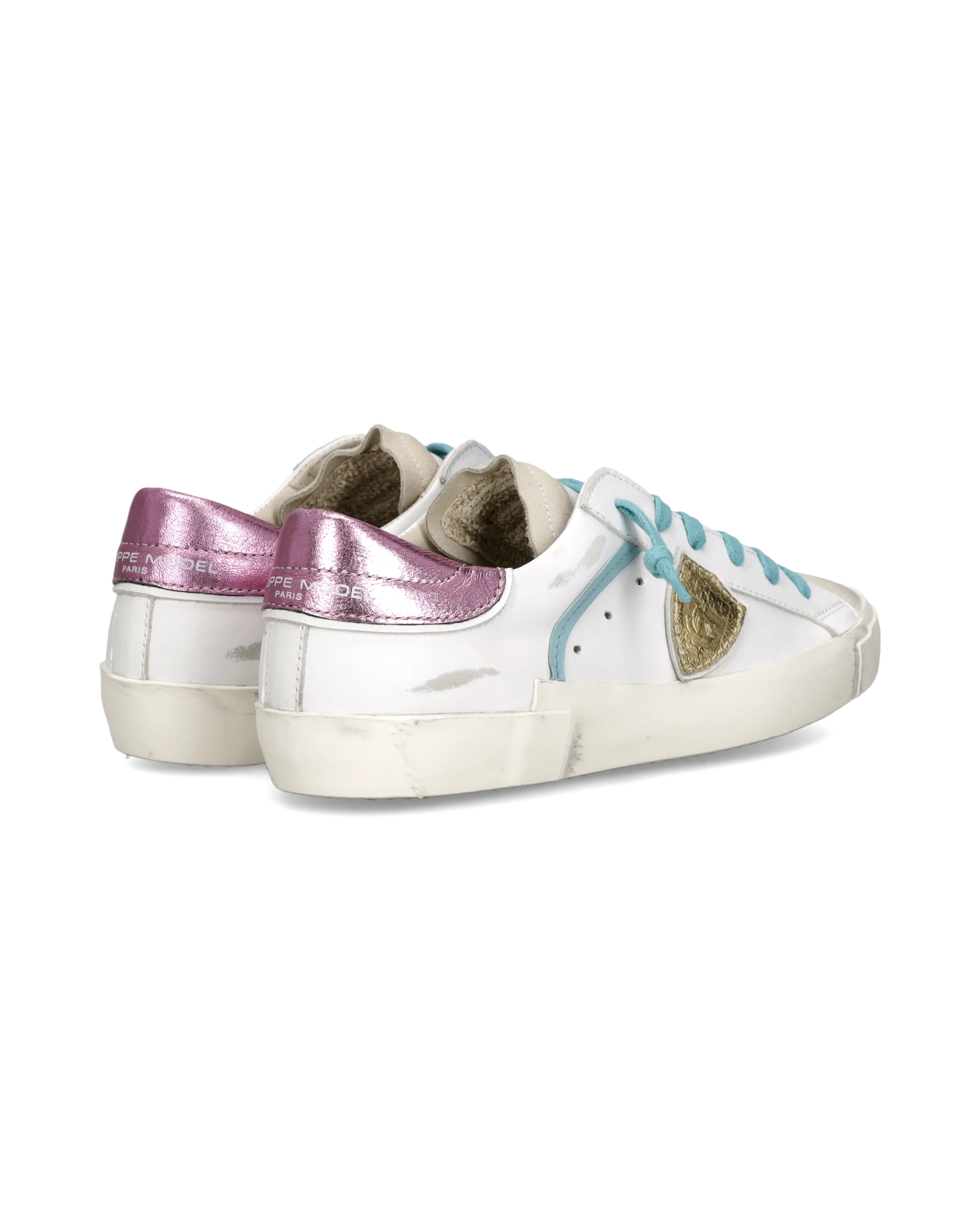 Sneakers Prsx Women, White Fuchsia Light Blue - Image 3