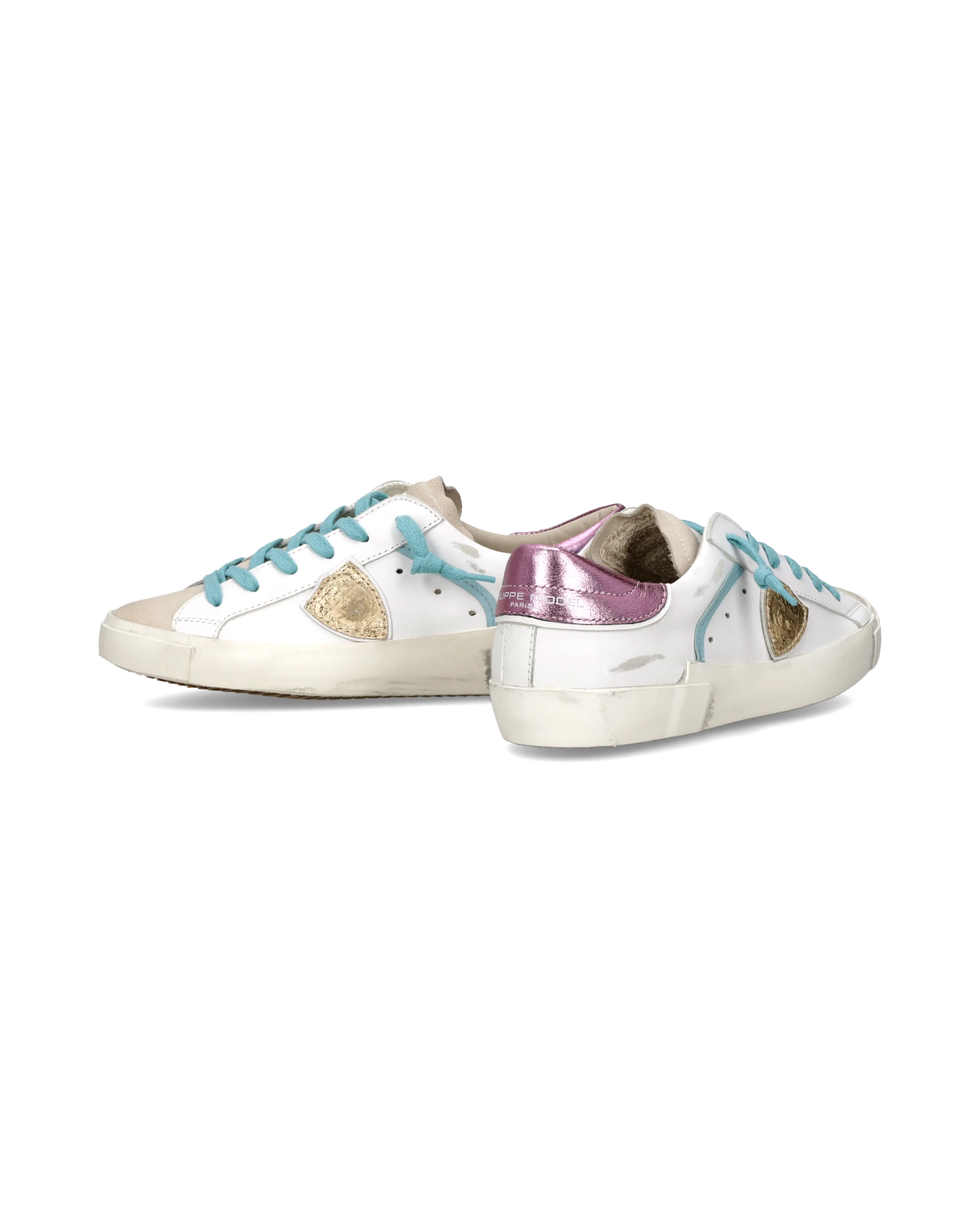 Sneakers Prsx Women, White Fuchsia Light Blue - Image 6