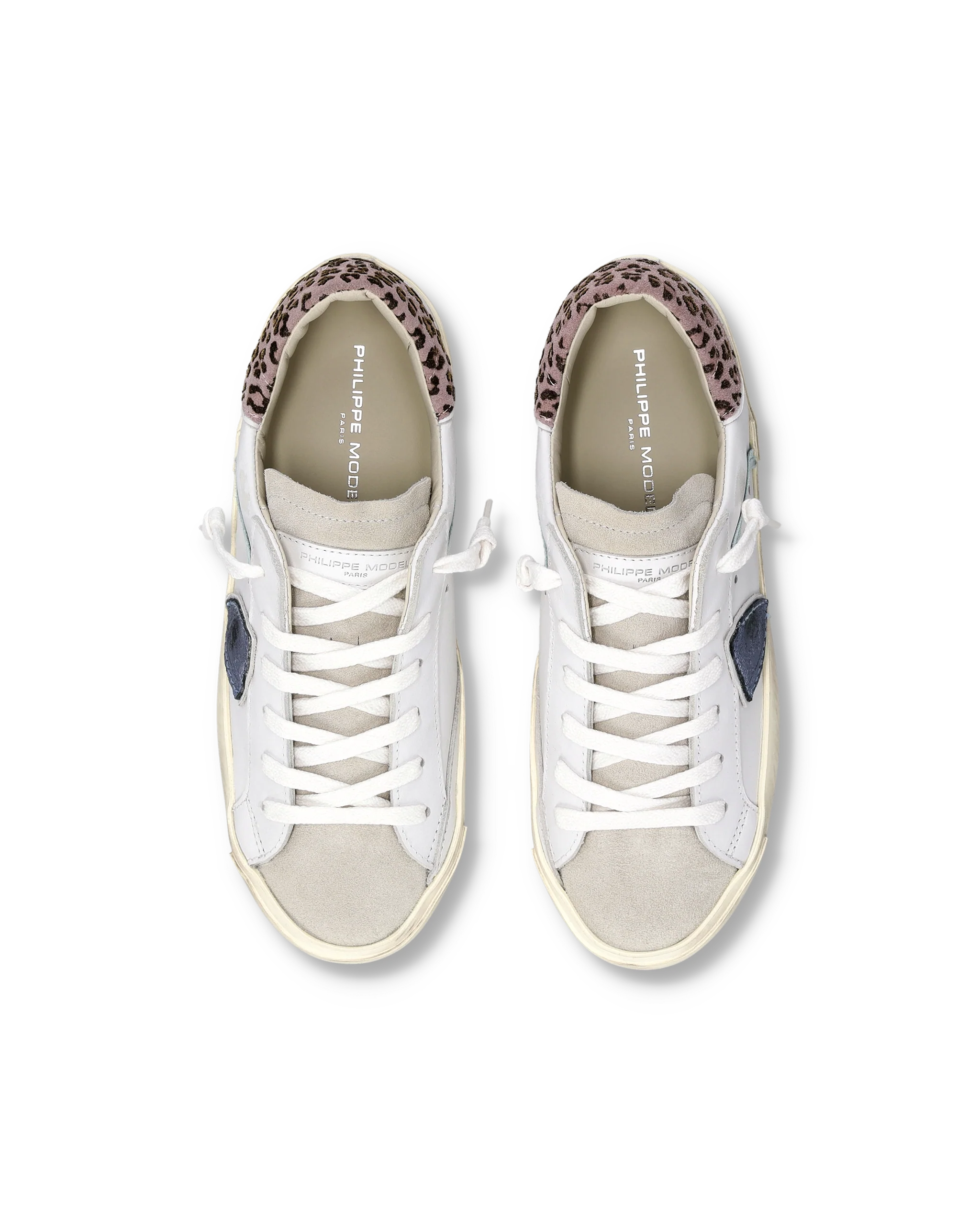 Sneakers Prsx Women, White Light Blue Animal-Print - Image 4