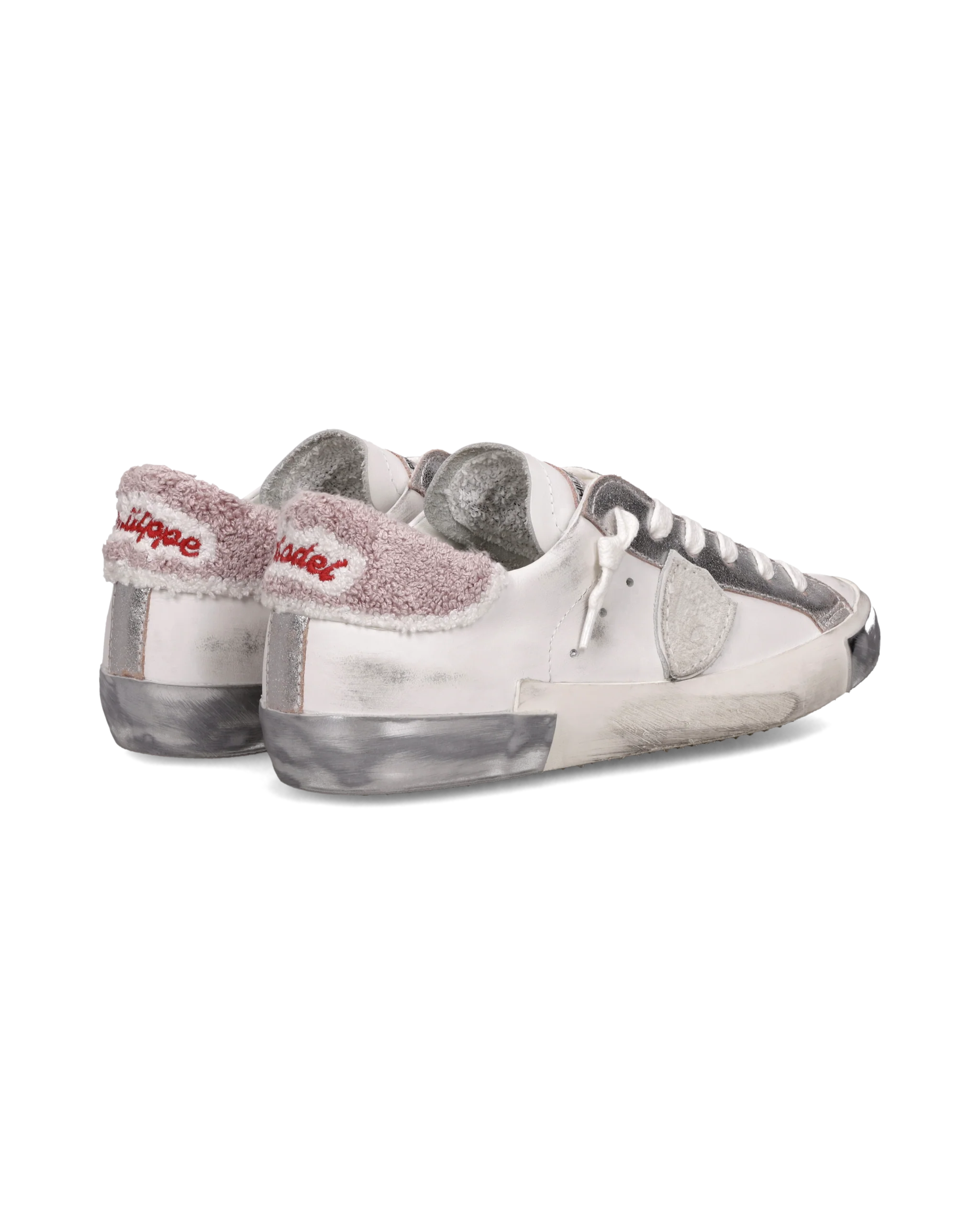 Sneakers Prsx Low-Top Tennis Women, White Pink - Image 3