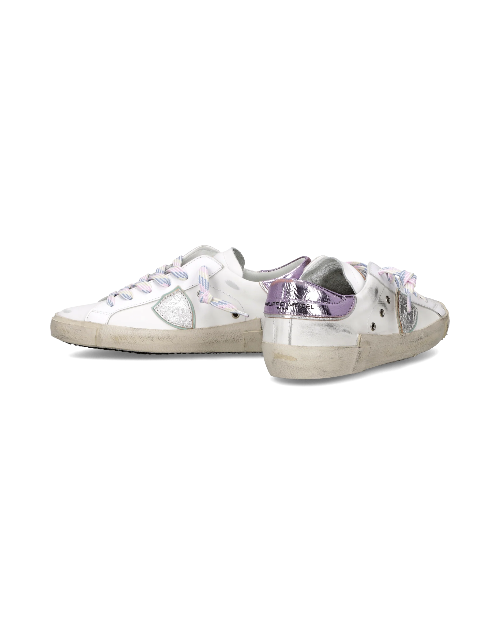 Sneakers Prsx Tennis Women, White Metallic Lilac - Image 6