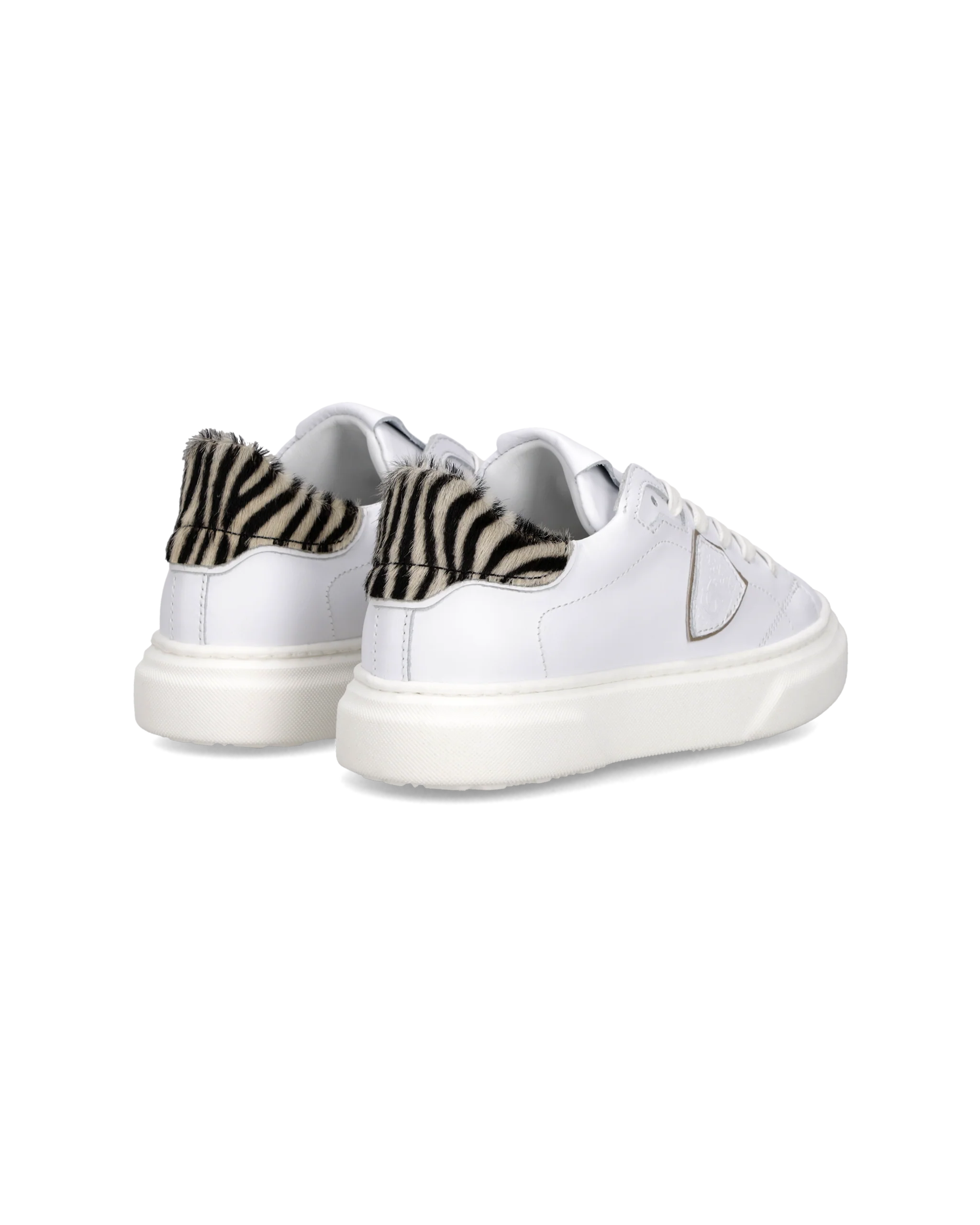 Sneaker Kids Temple, White Animal Print - Image 3