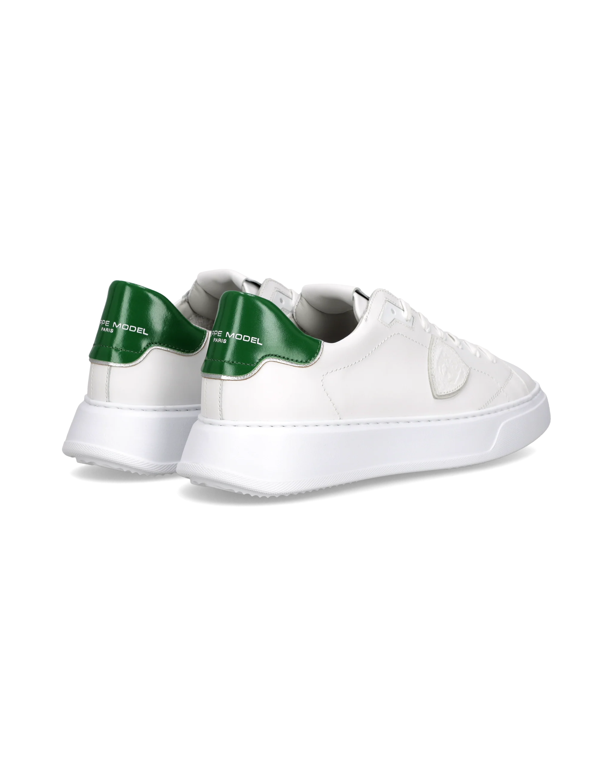 Sneakers Temple Men, White Bottle Green - Image 3