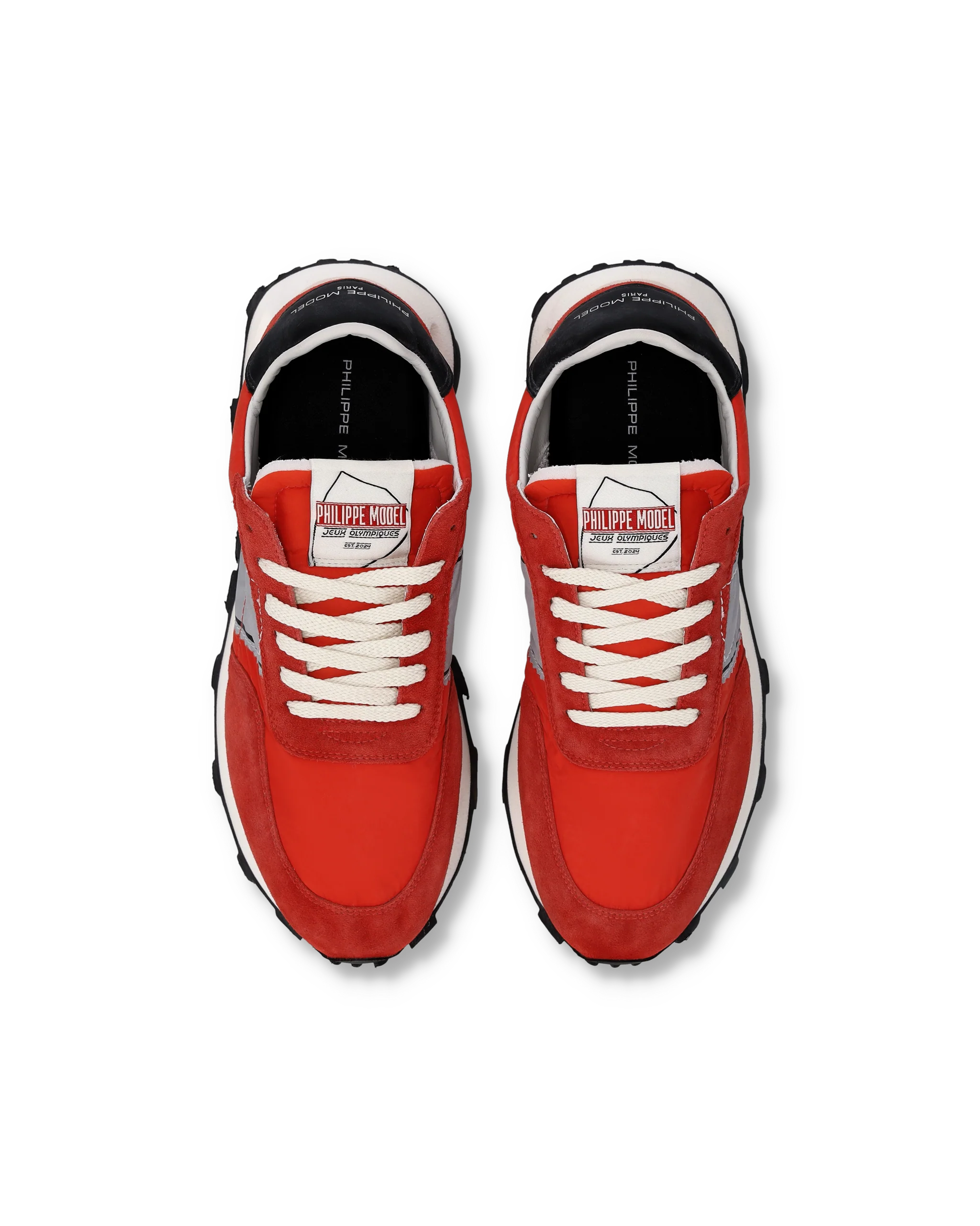 Sneakers Tour Running Men, Red Grey - Image 4