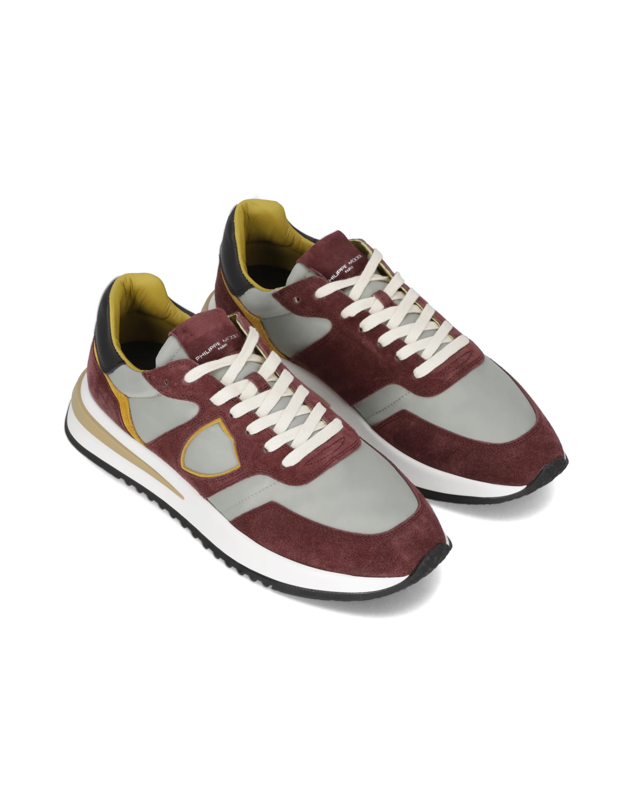 Sneakers Tropez 2.1 Running Men, Burgundy Grey - Image 2