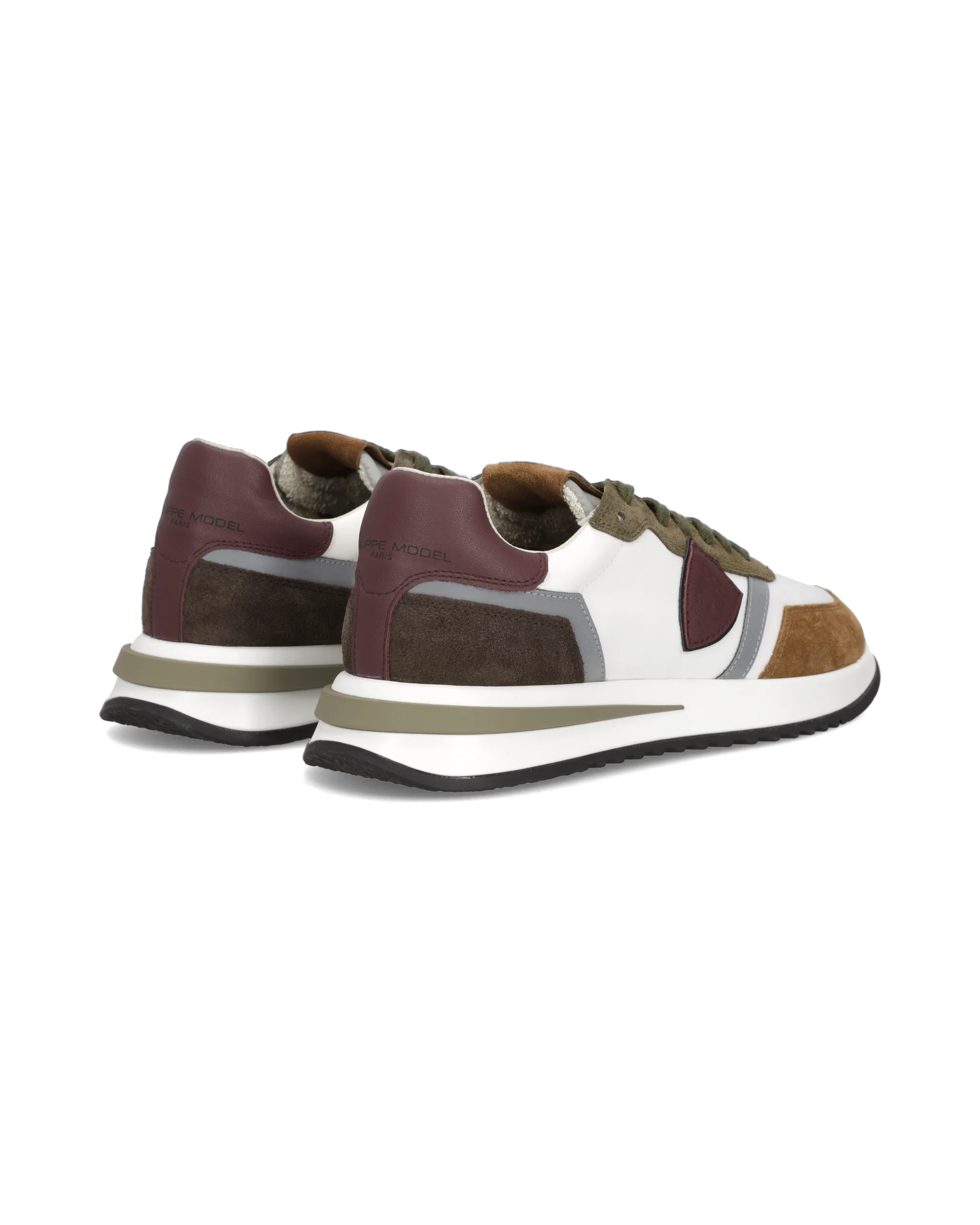 Sneakers Tropez 2.1 Running Men, White Brown - Image 3