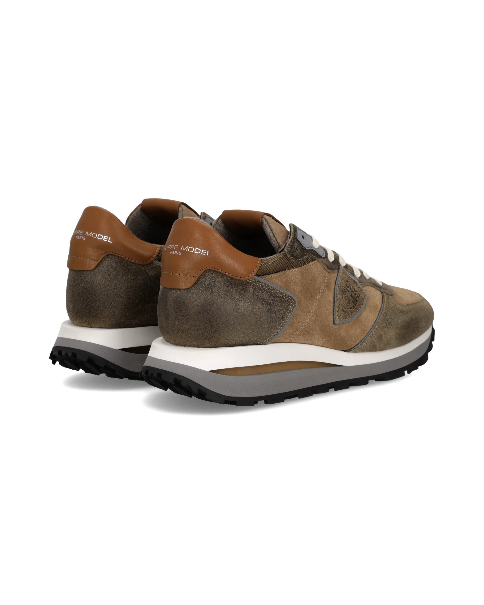 Sneakers Tropez Haute Running Men, Brown - Image 3
