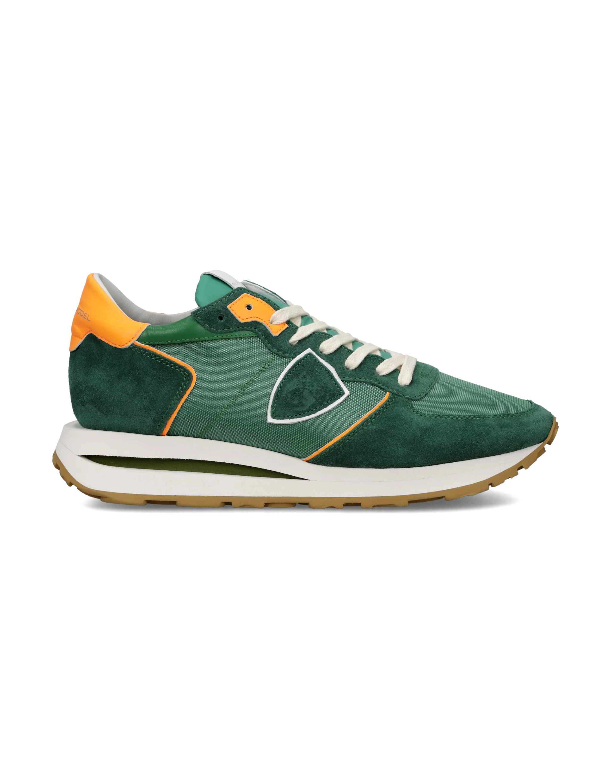 Sneakers Tropez Haute Running Men, Green Orange
