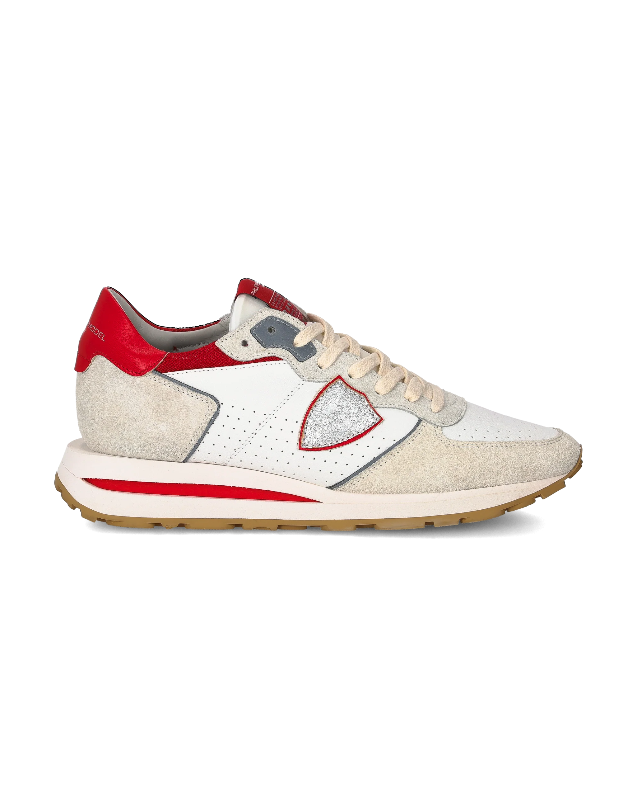 Sneakers Tropez Haute Running Men, White Red