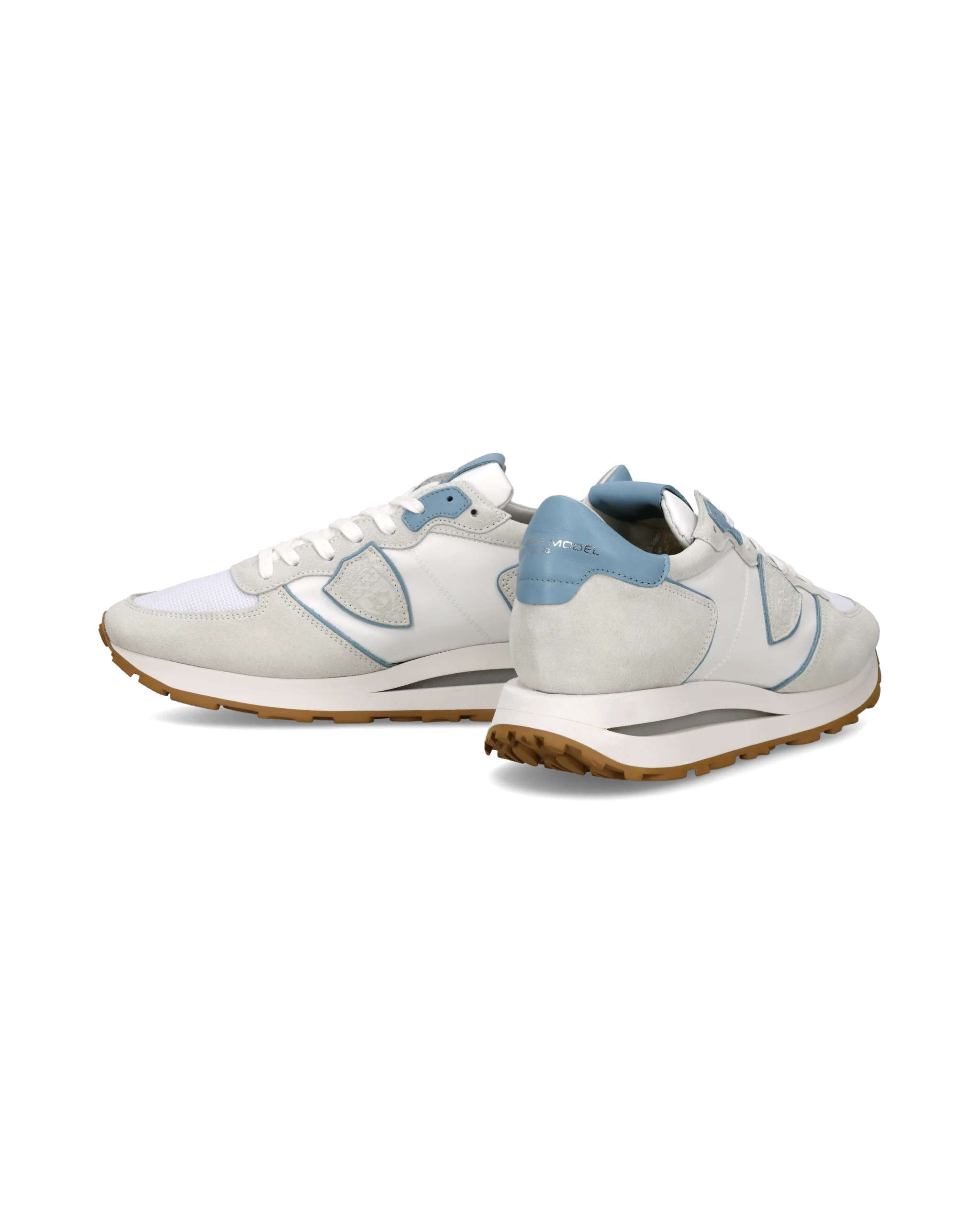 Sneakers Tropez Haute Men, White Avio Grey - Image 6