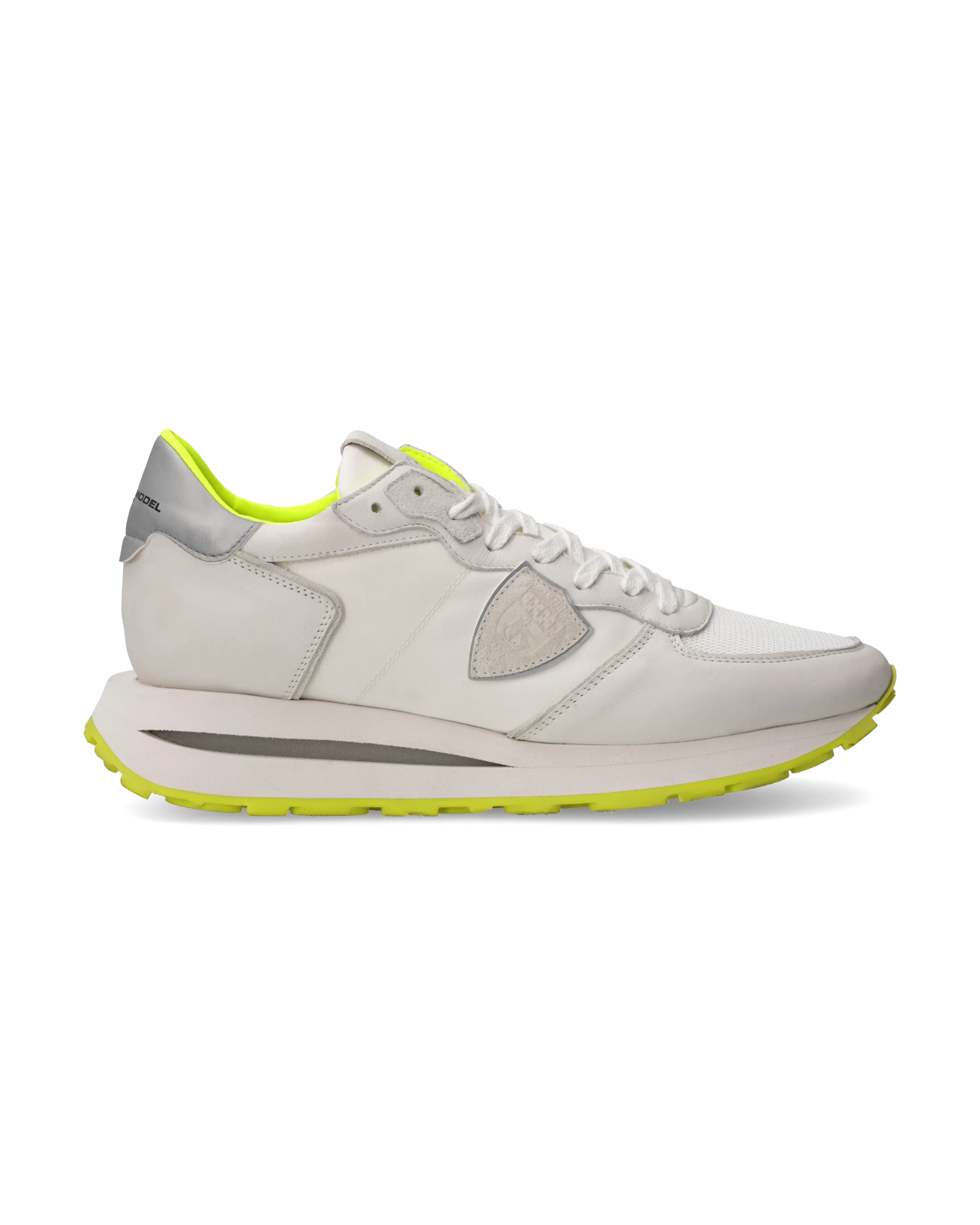 Sneakers Tropez Haute Running Men, White Yellow